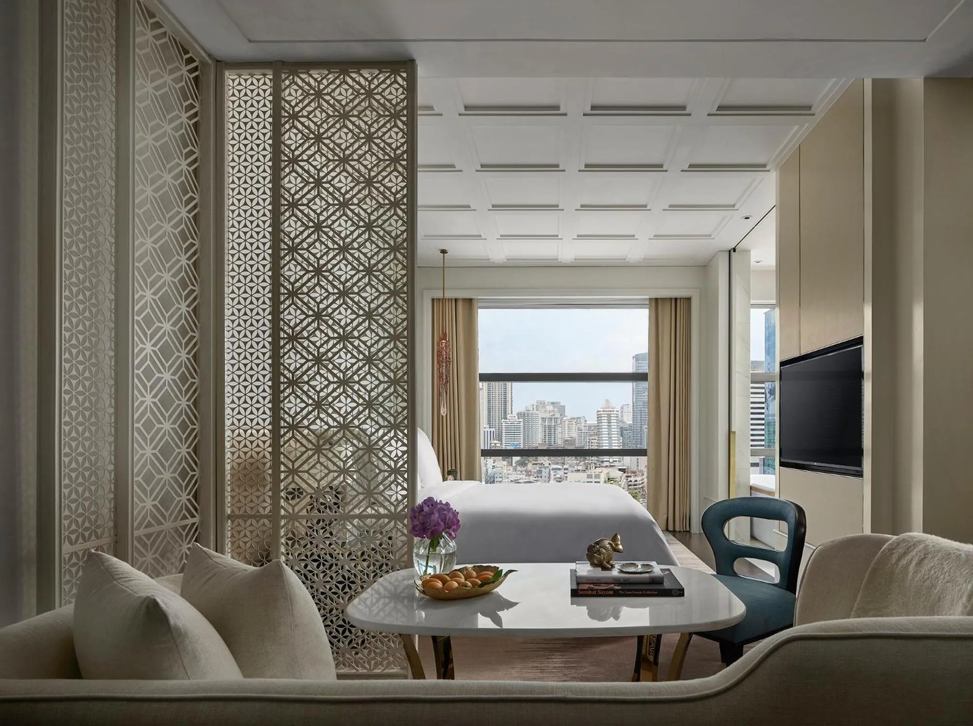 Seating area in Rosewood Bangkok