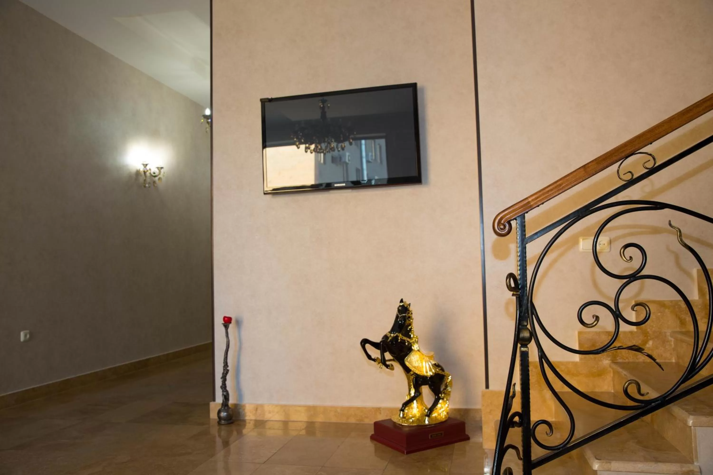 Decorative detail, TV/Entertainment Center in Eridana Hotel