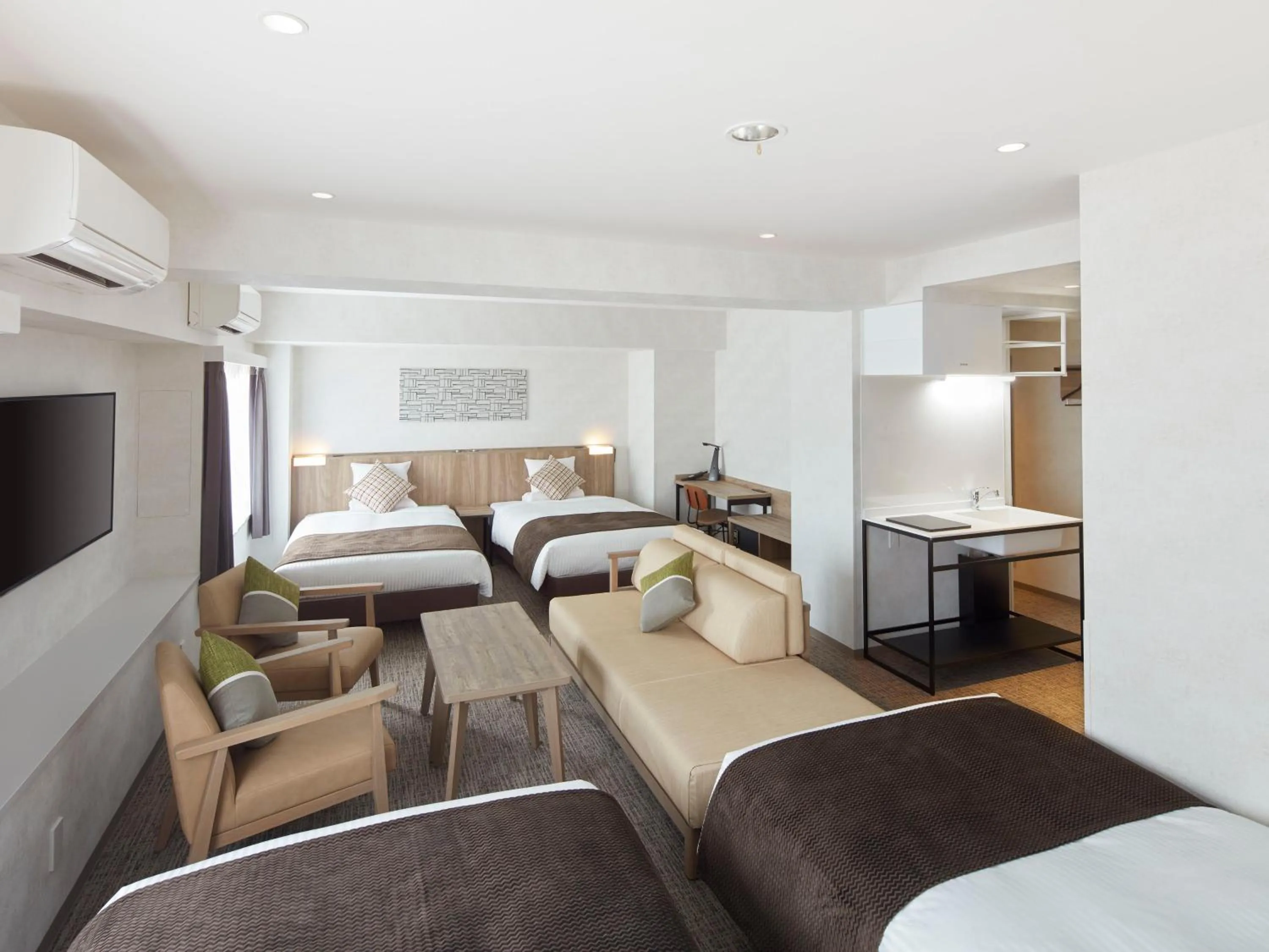 Photo of the whole room, Bed in HOTEL MYSTAYS Kiyosumi Shirakawa