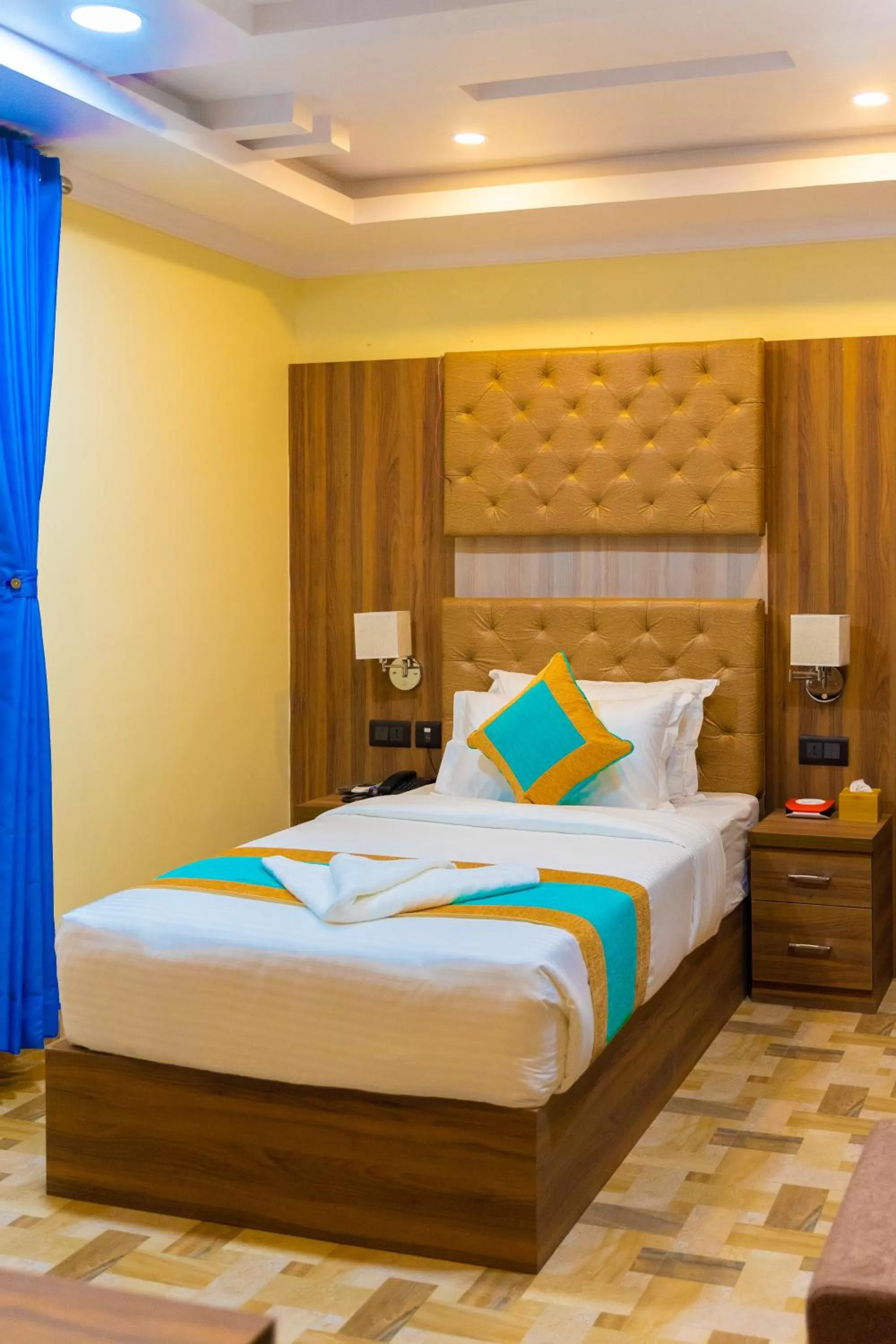 Bed in Grand Yak Boutique Hotel