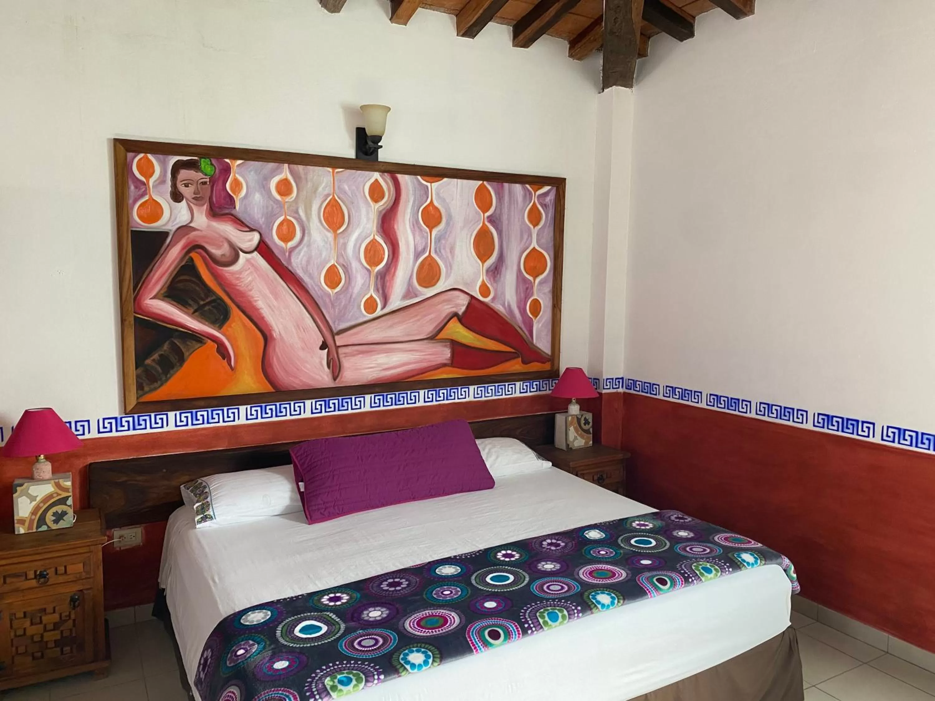 Bed in Villa Serena Centro Historico