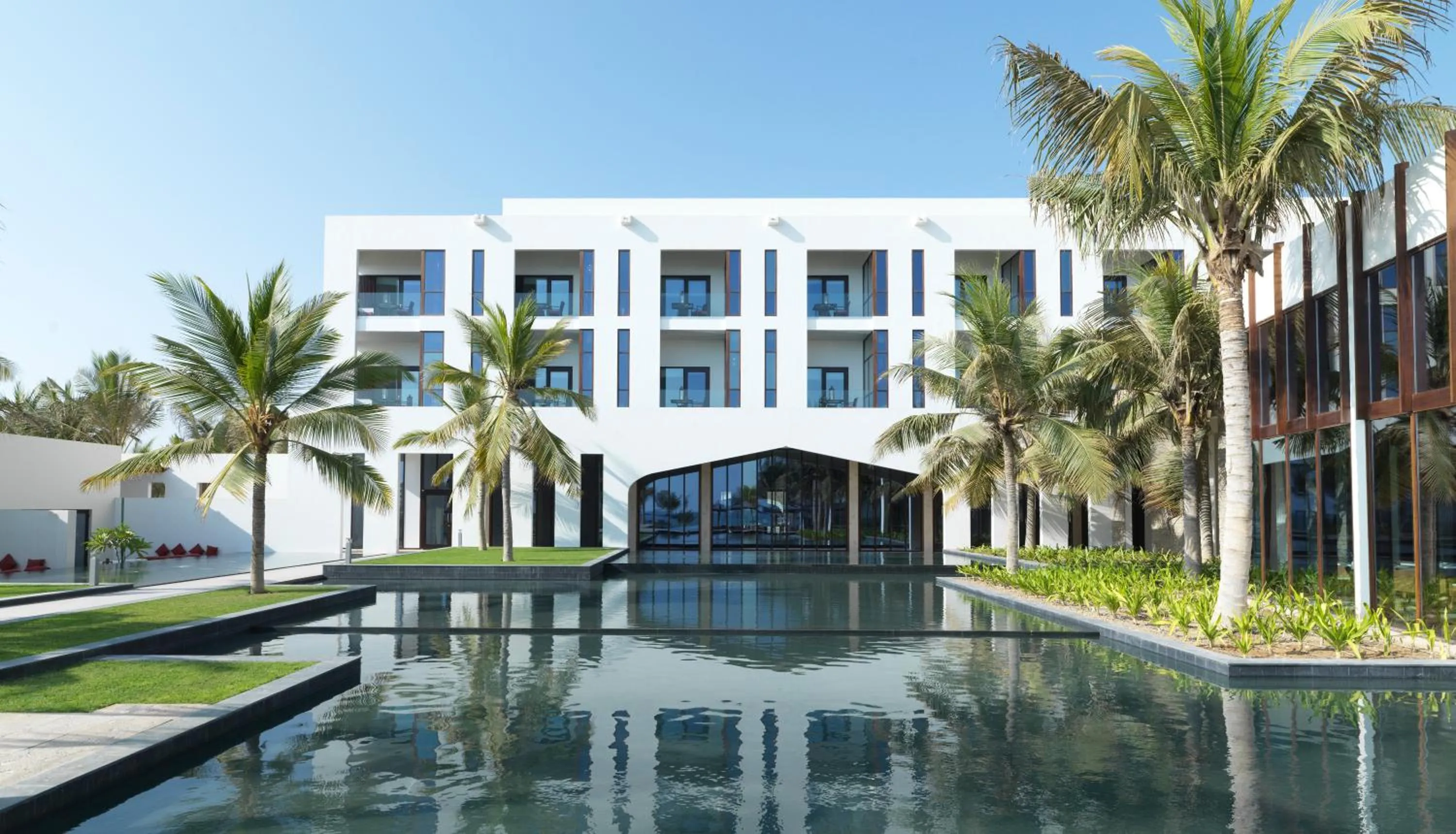 Facade/entrance in Al Baleed Resort Salalah by Anantara