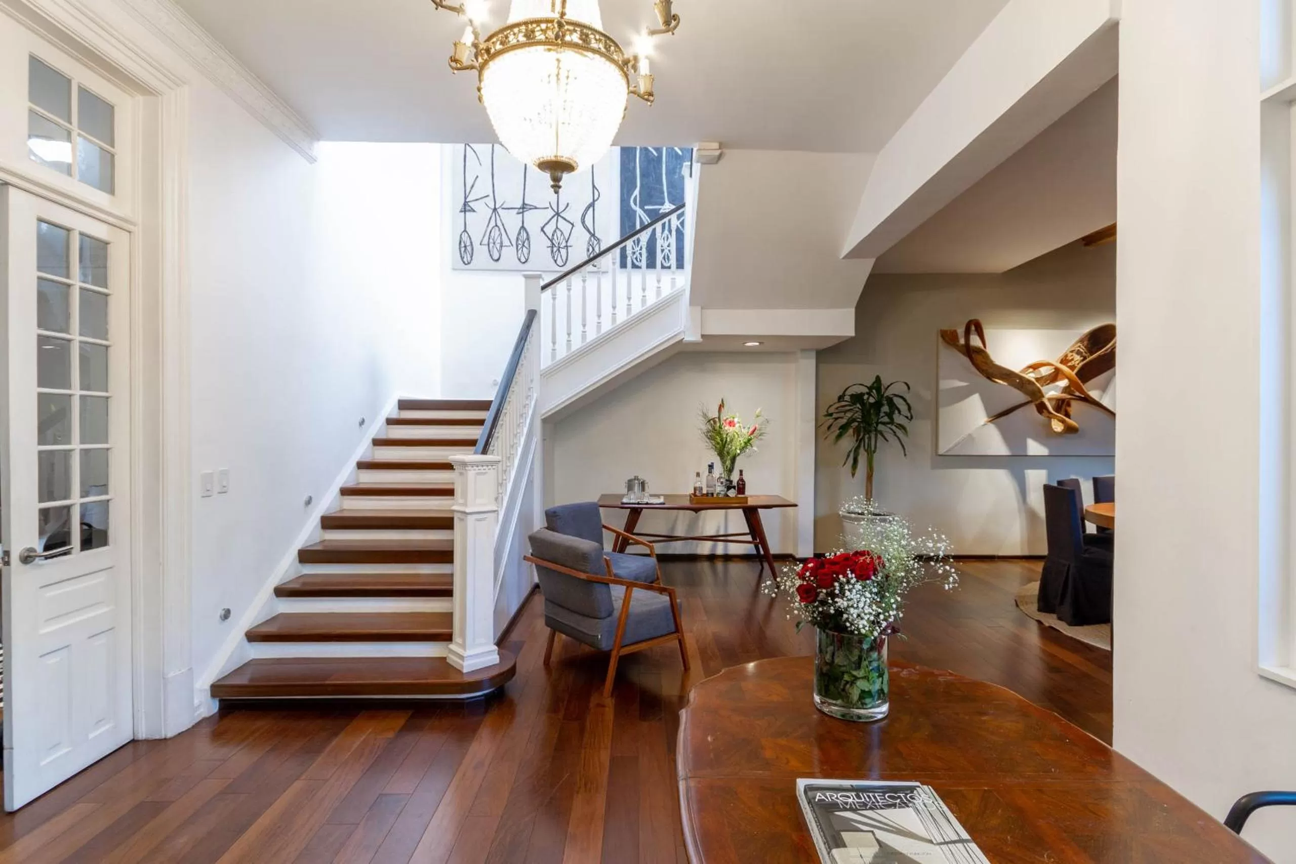 Decorative detail, Seating Area in Casa Wynwood Roma Norte