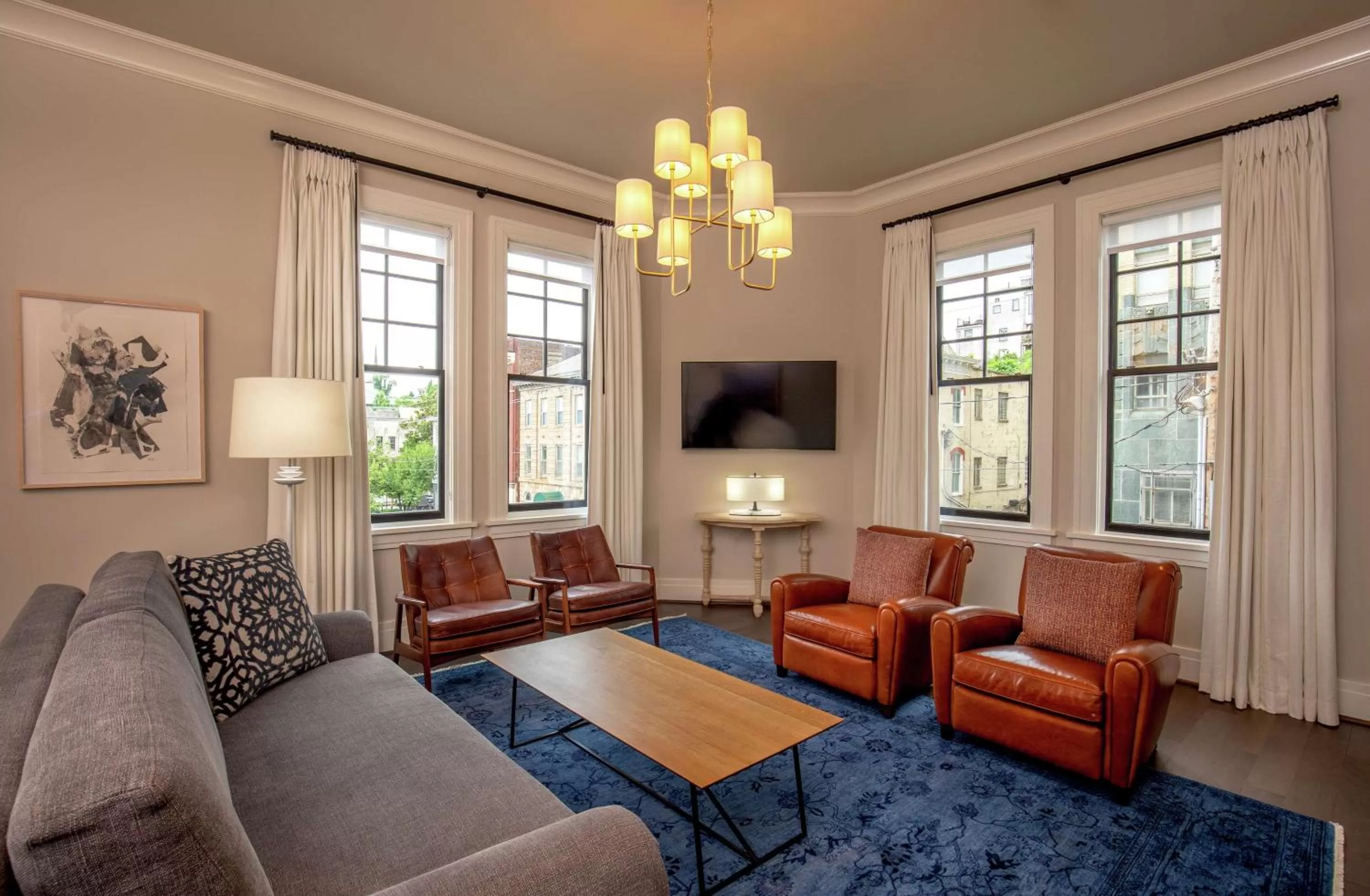 Bedroom in The Virginian Lynchburg, Curio Collection By Hilton