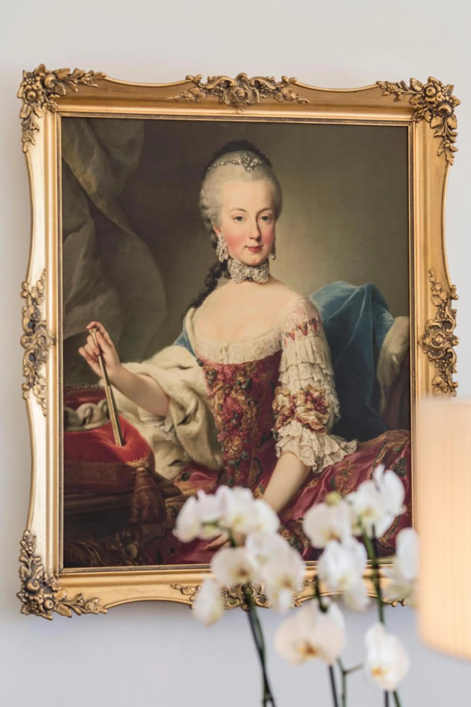 Decorative detail in Schloß Schönbrunn Grand Suite