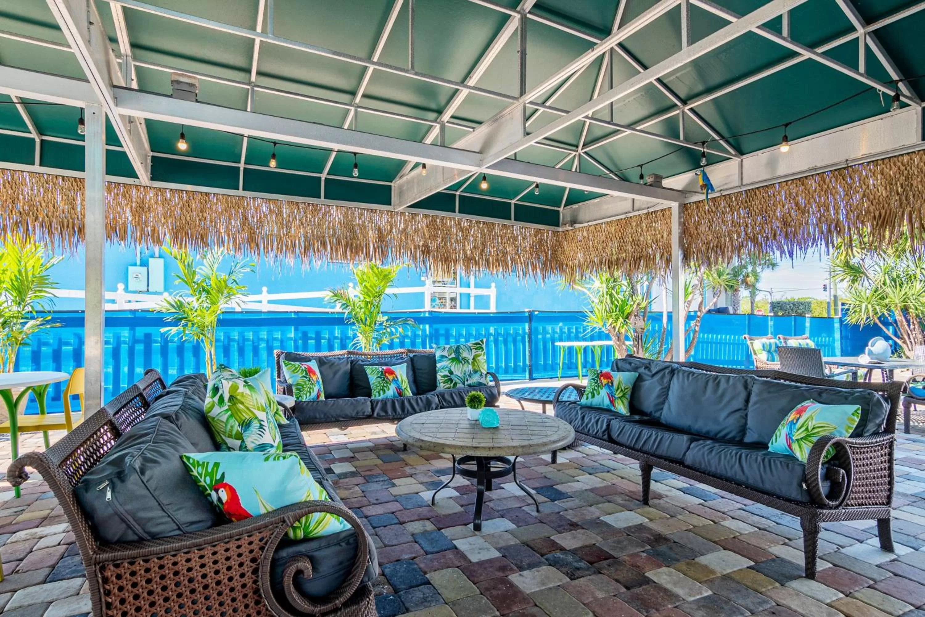Seating area in Latitude 26 Waterfront Resort and Marina