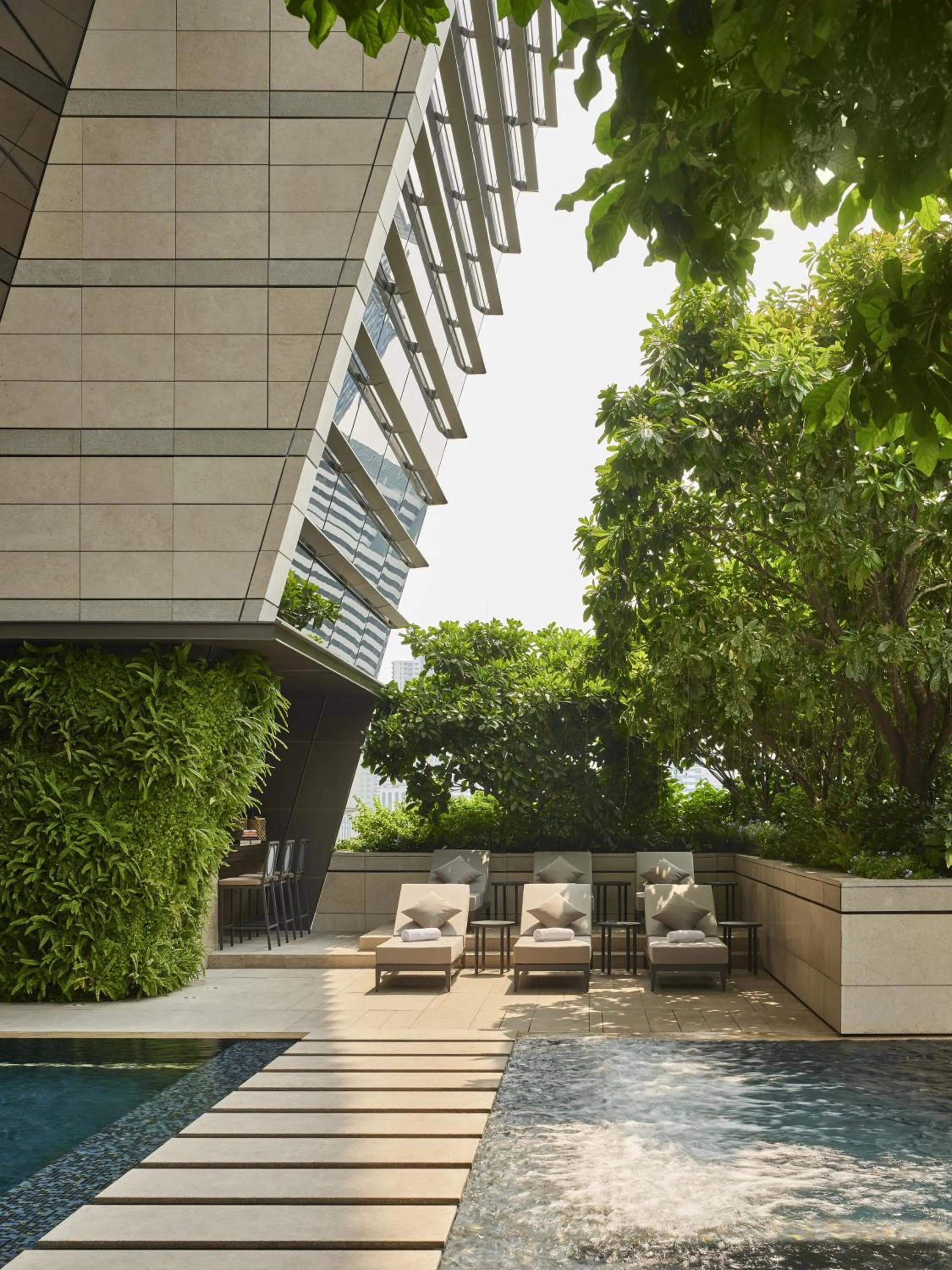 Swimming pool in Rosewood Bangkok