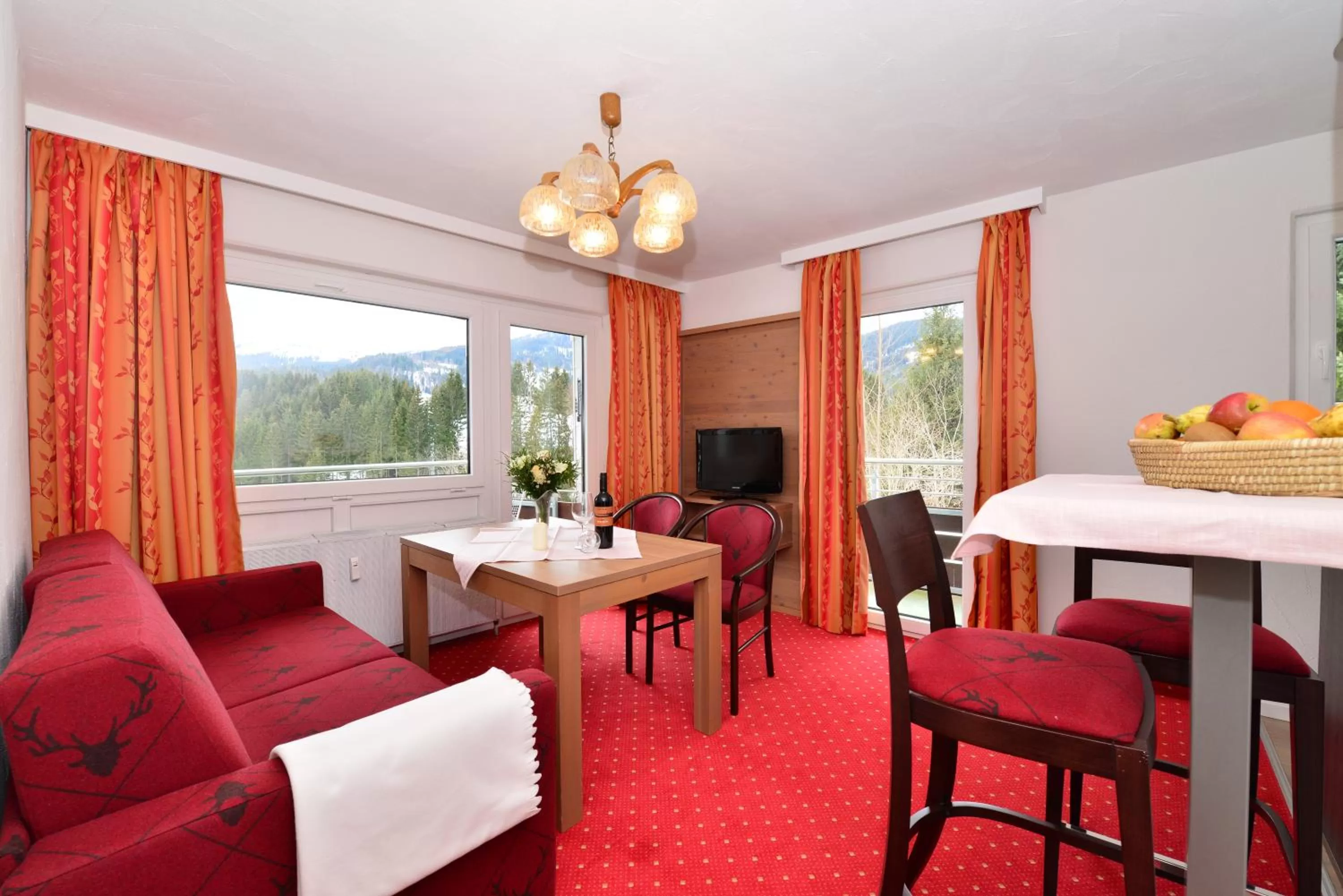 Living room in Familienhotel Kleinwalsertal