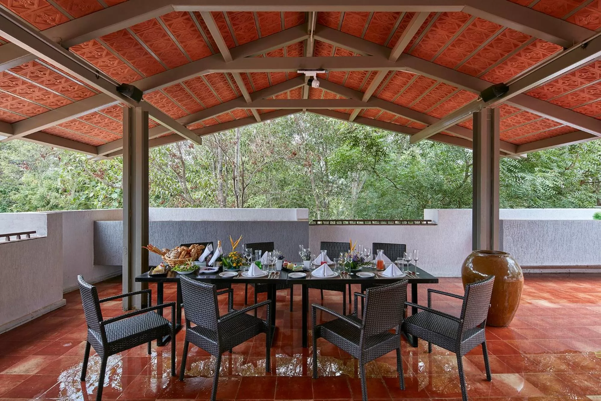 Patio in Signature Club Resort