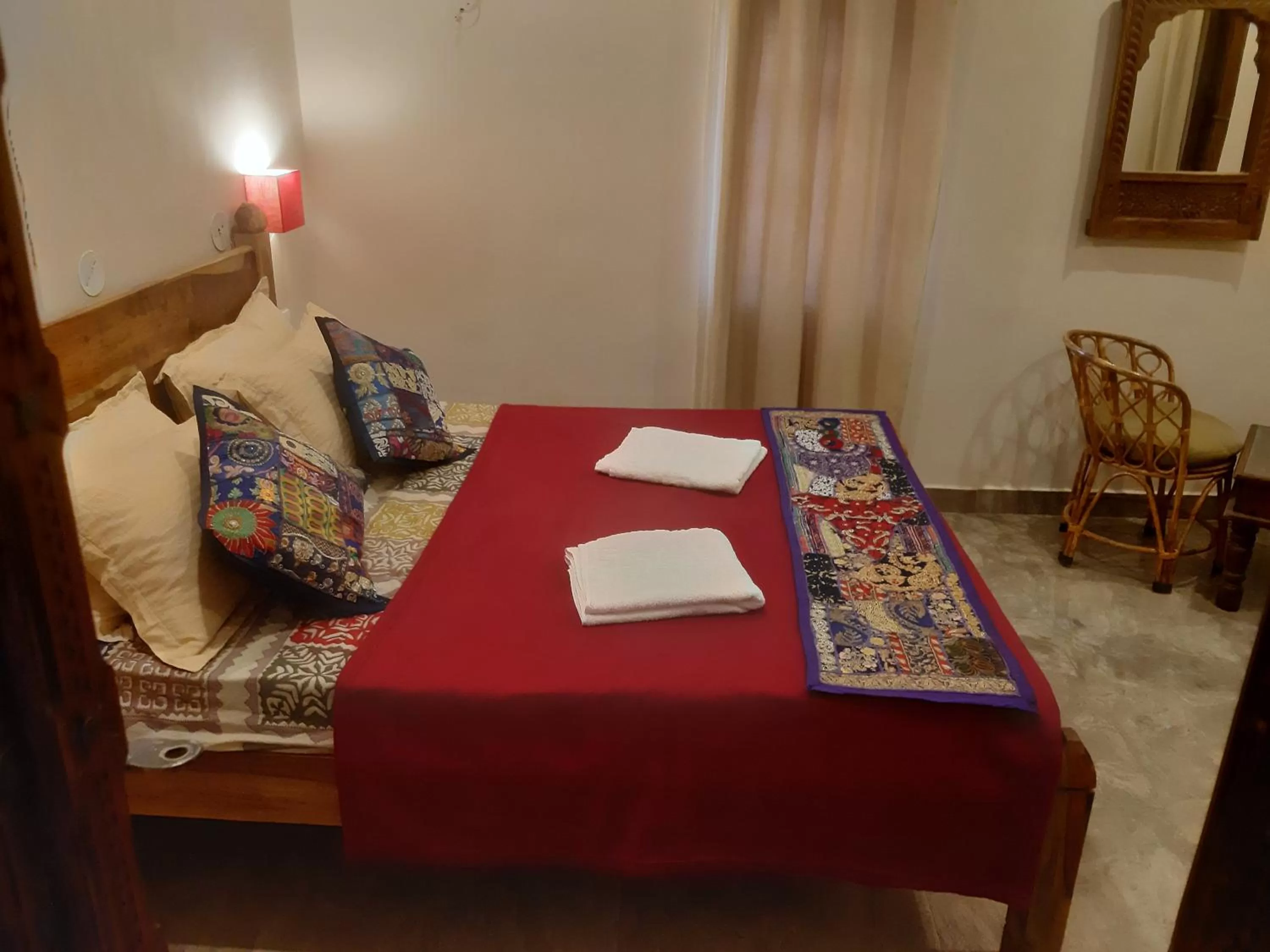 Bedroom, Bed in Corsican Haveli