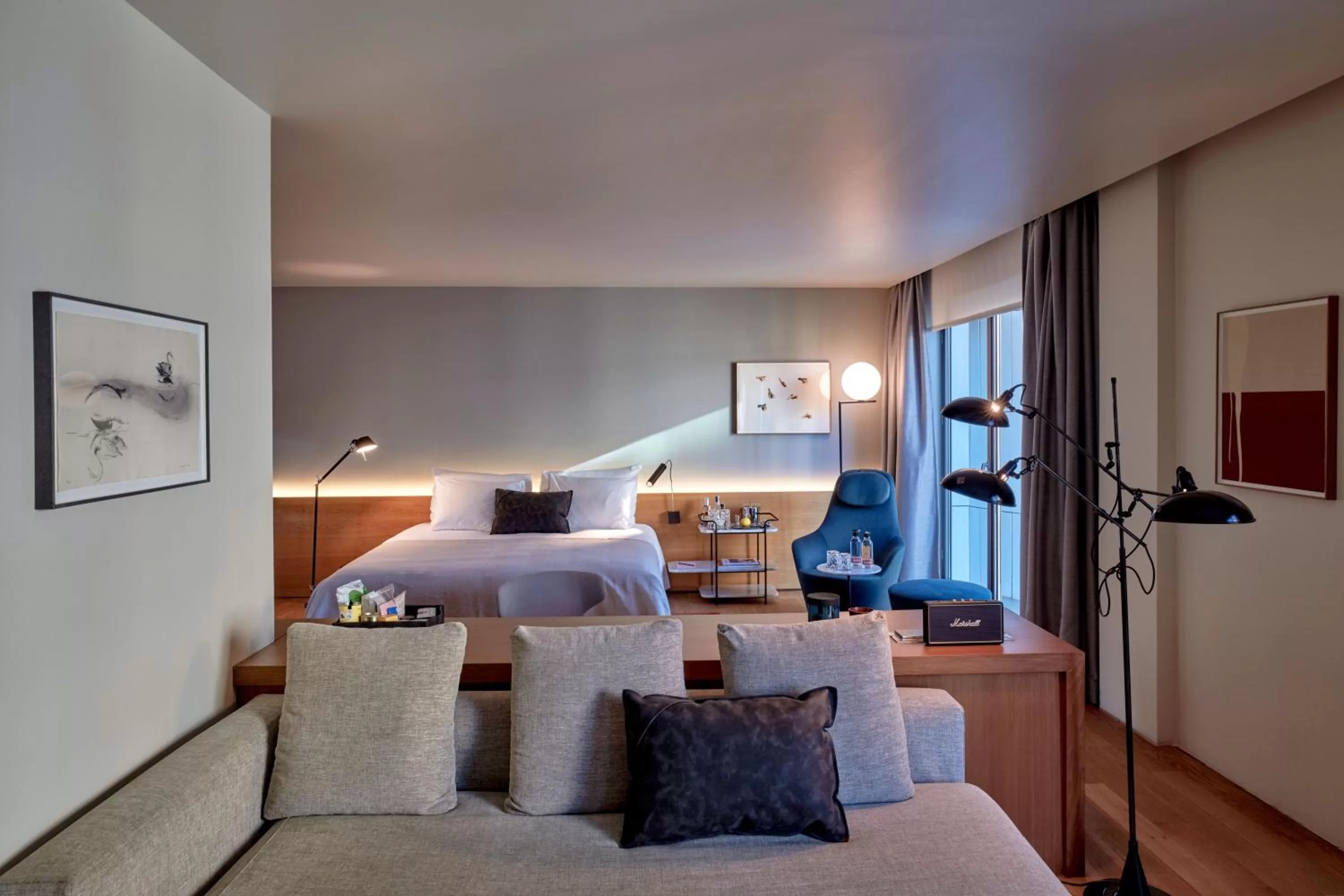 Photo of the whole room, Bed in Sir Victor Hotel, part of Sircle Collection