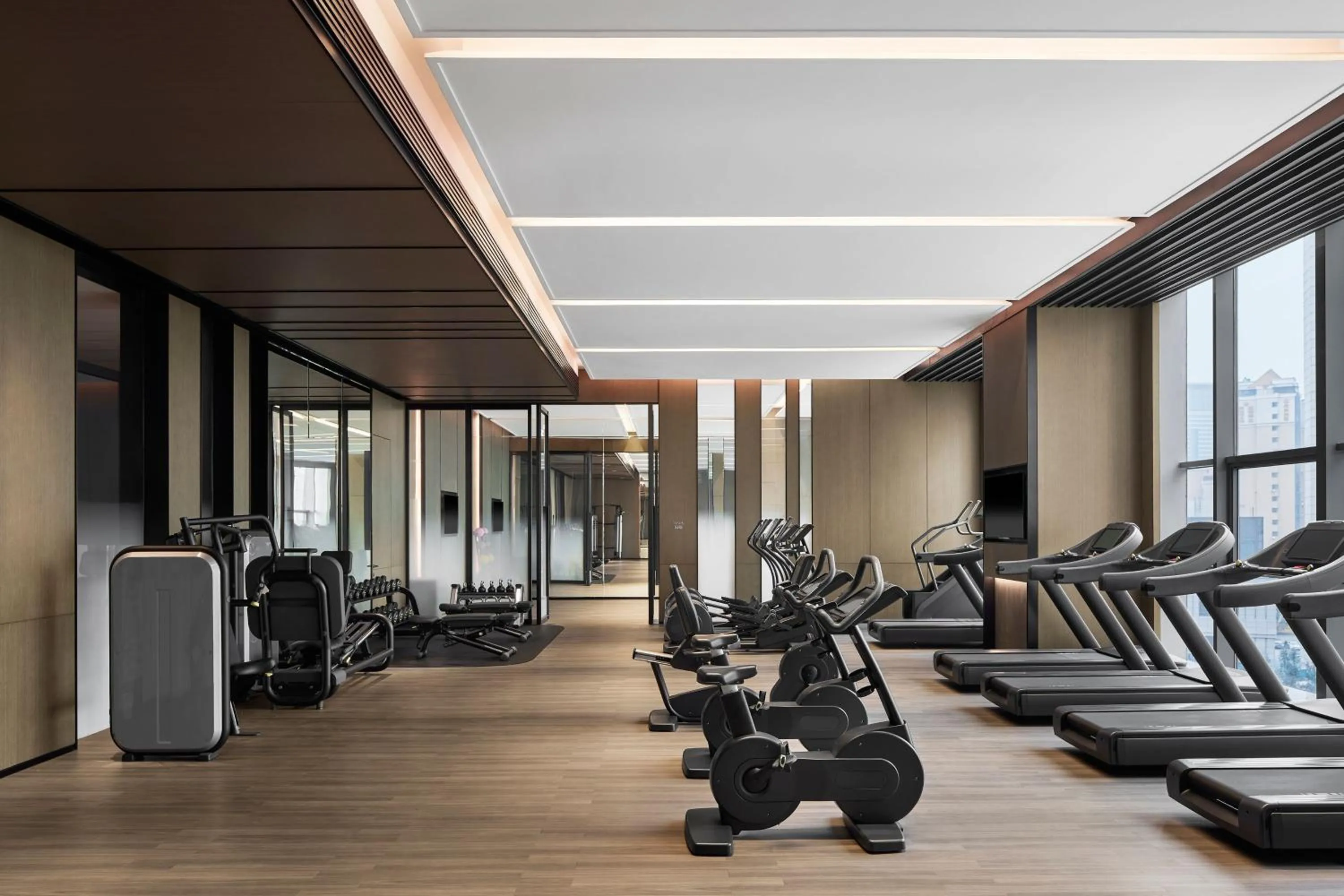 Fitness centre/facilities in Shenyang Marriott Hotel