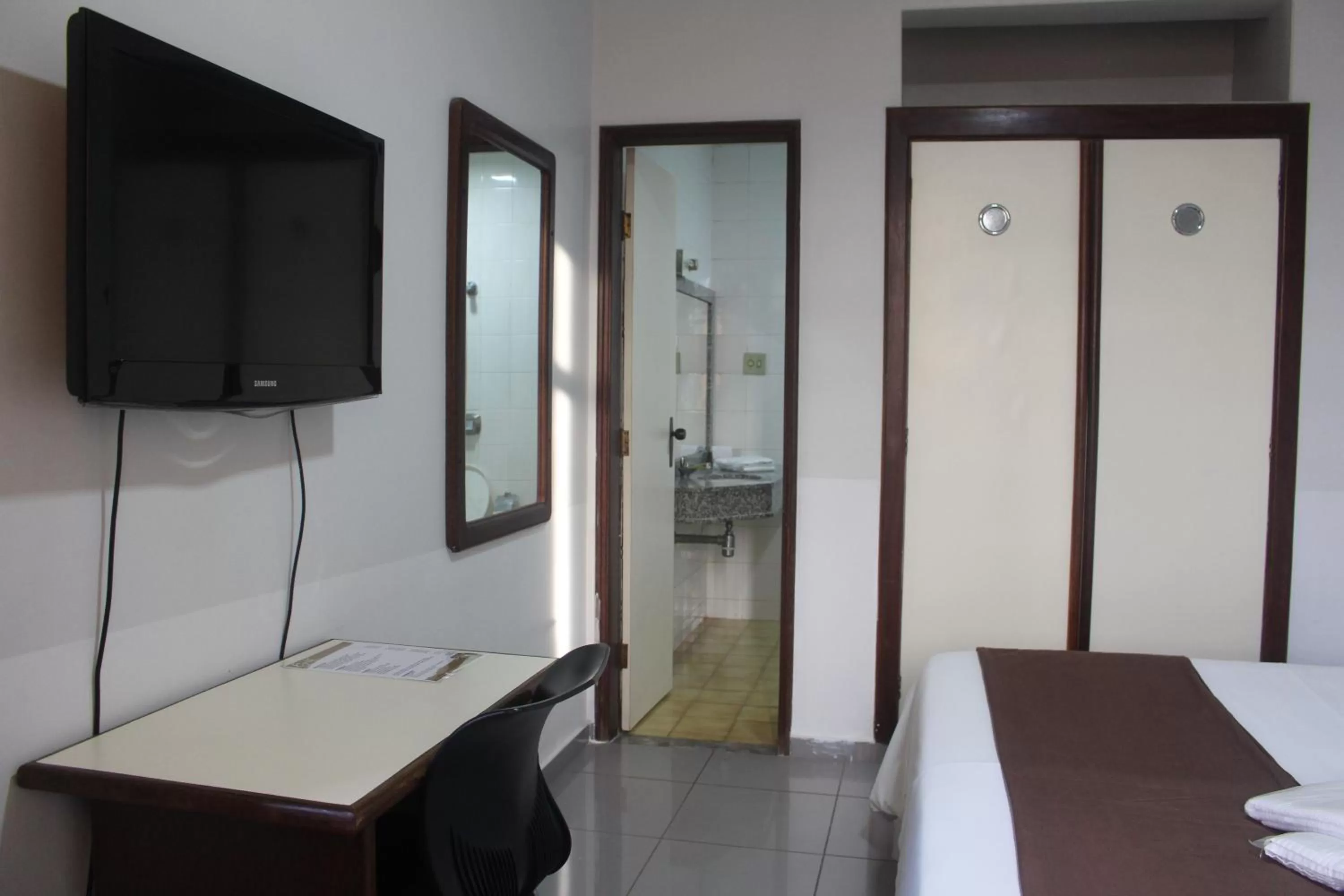 Bed in Hotel Oscar Econômico Montes Claros