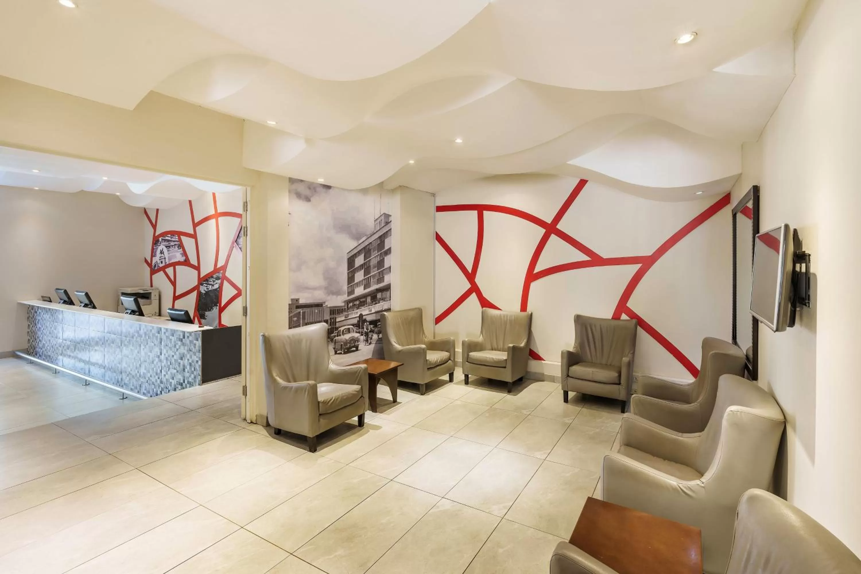 Lobby or reception in Protea Hotel by Marriott Lusaka Cairo Road