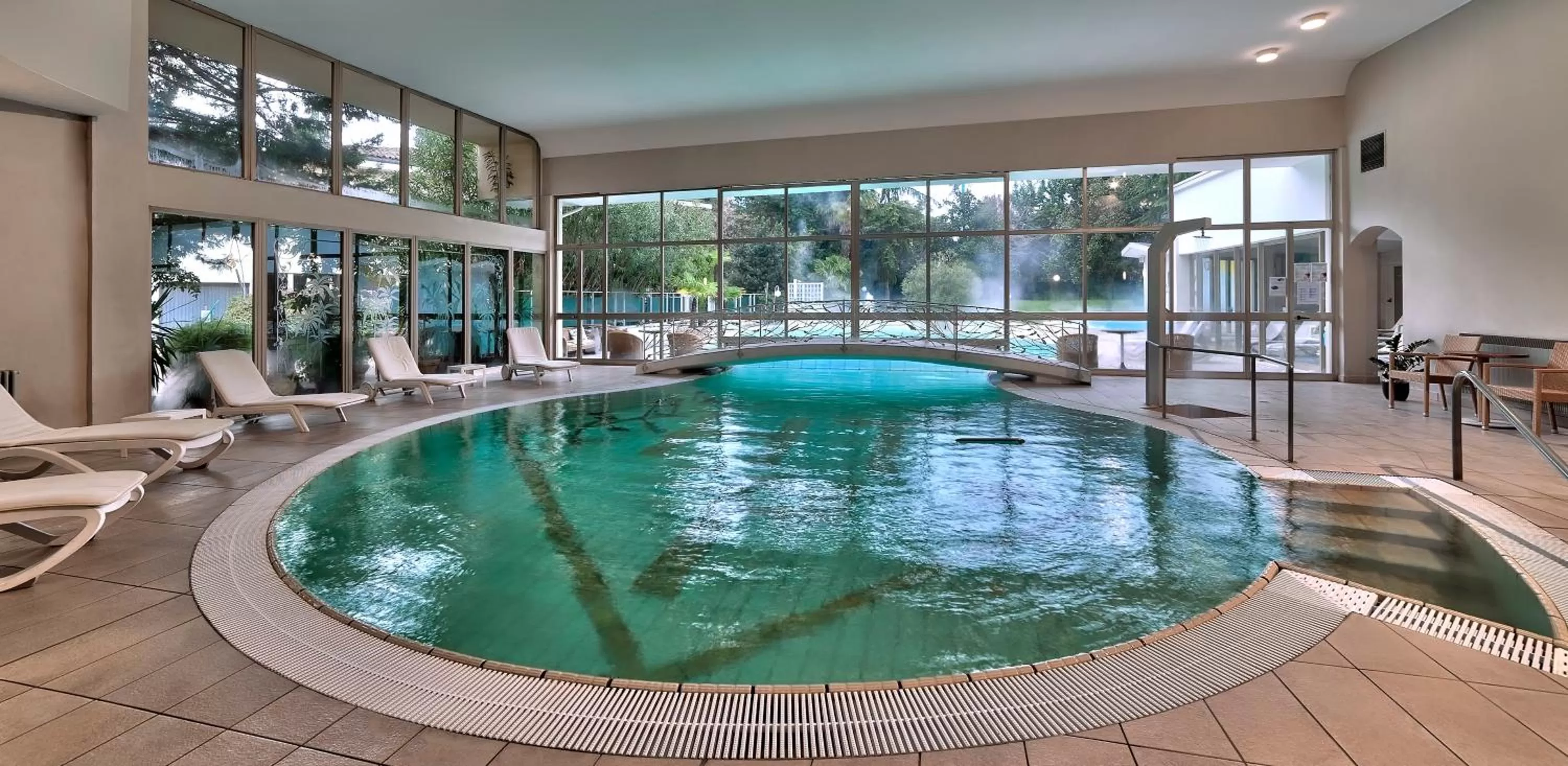 Swimming pool in Hotel Terme Patria