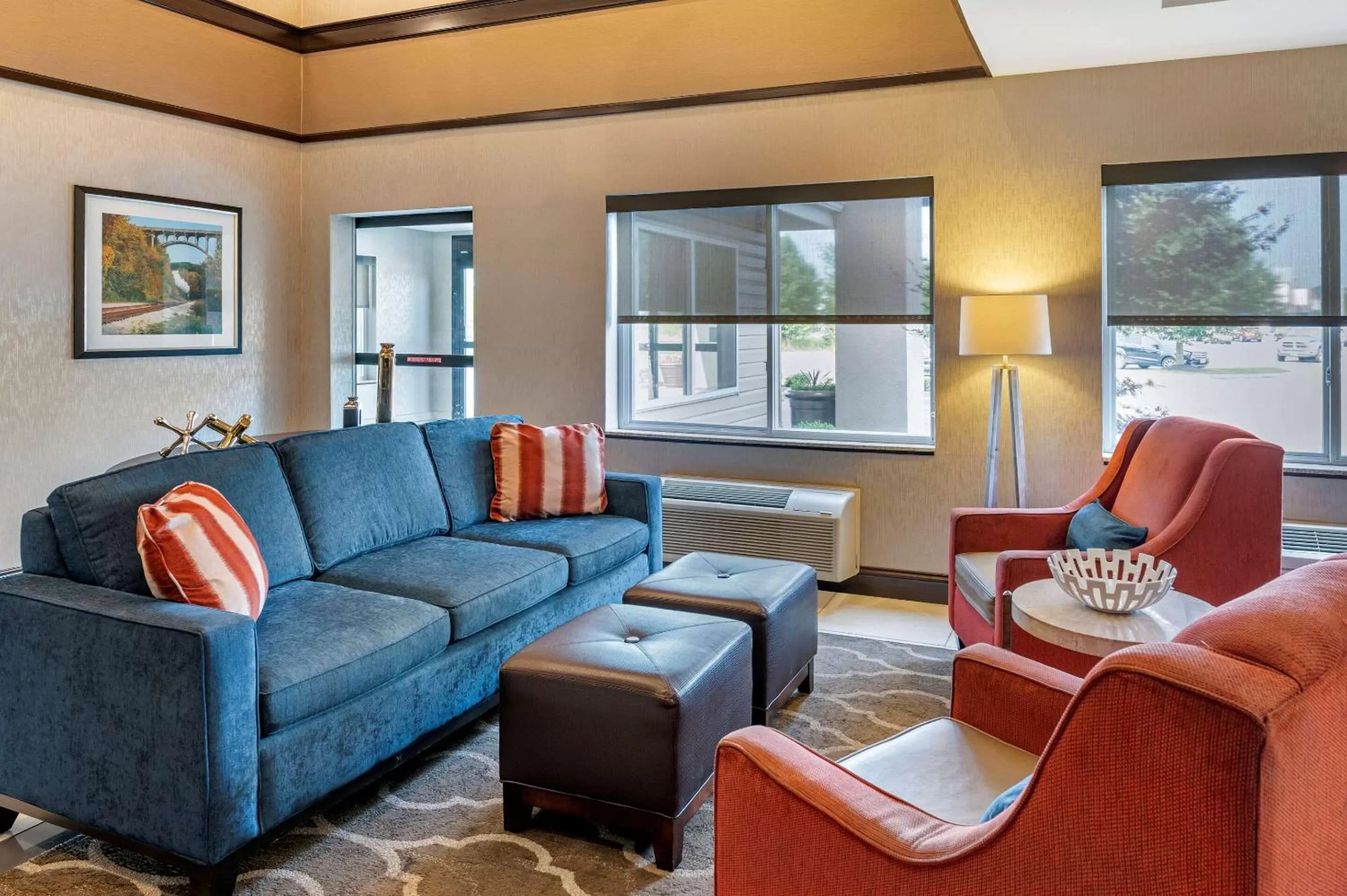 Lobby or reception in Comfort Suites Columbus West - Hilliard