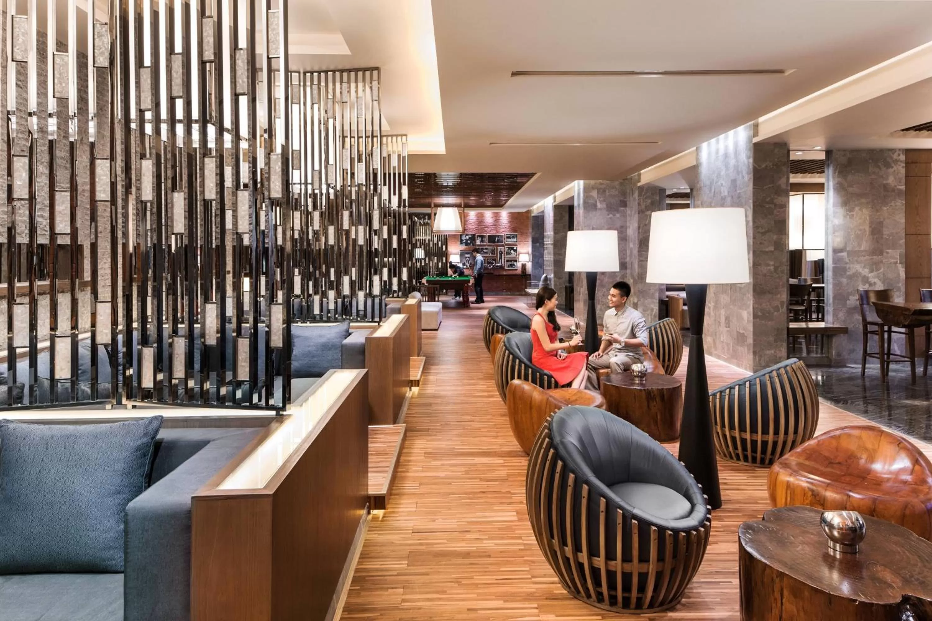 Lobby or reception in Haikou Marriott Hotel
