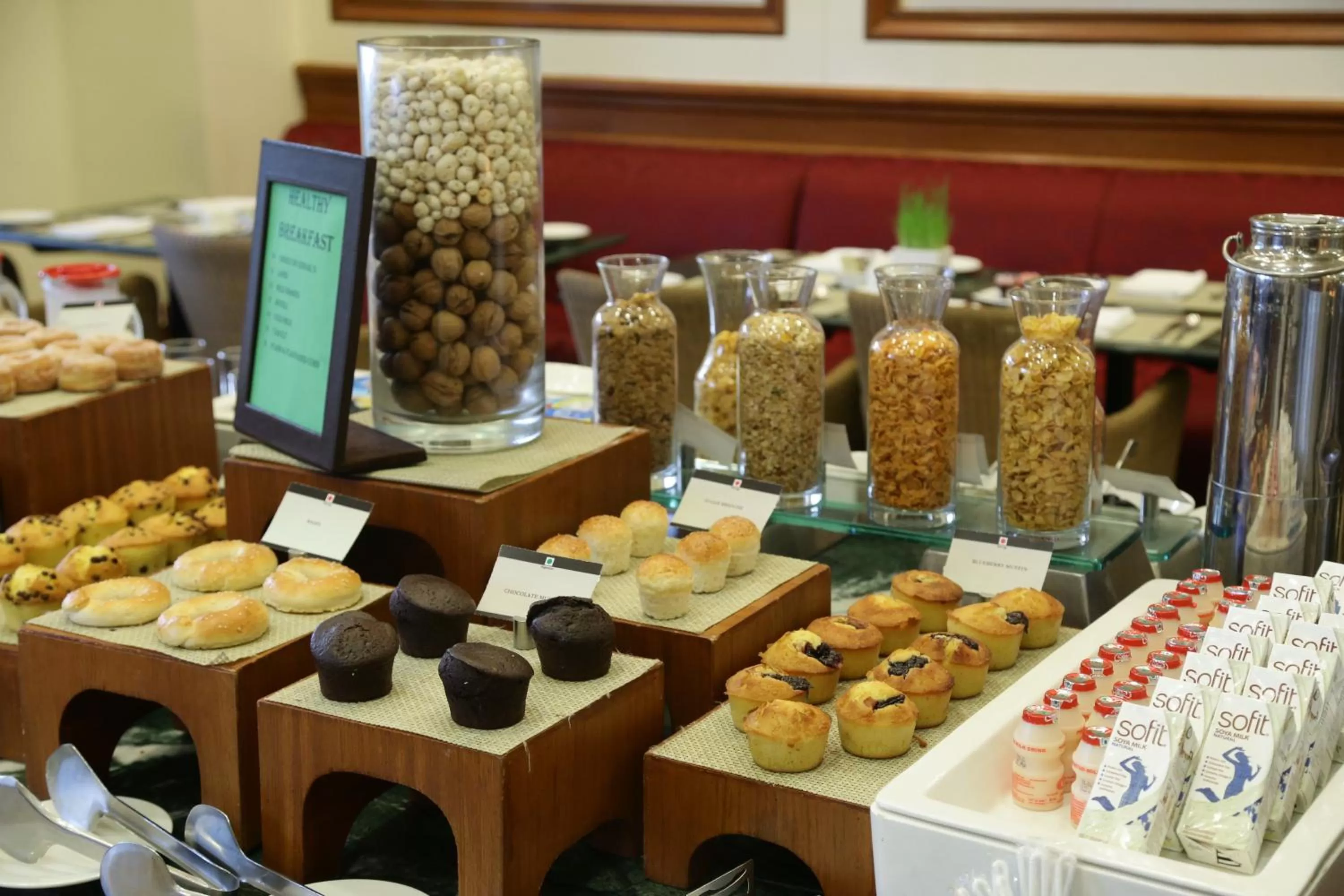 Buffet breakfast in Eros Hotel New Delhi, Nehru Place