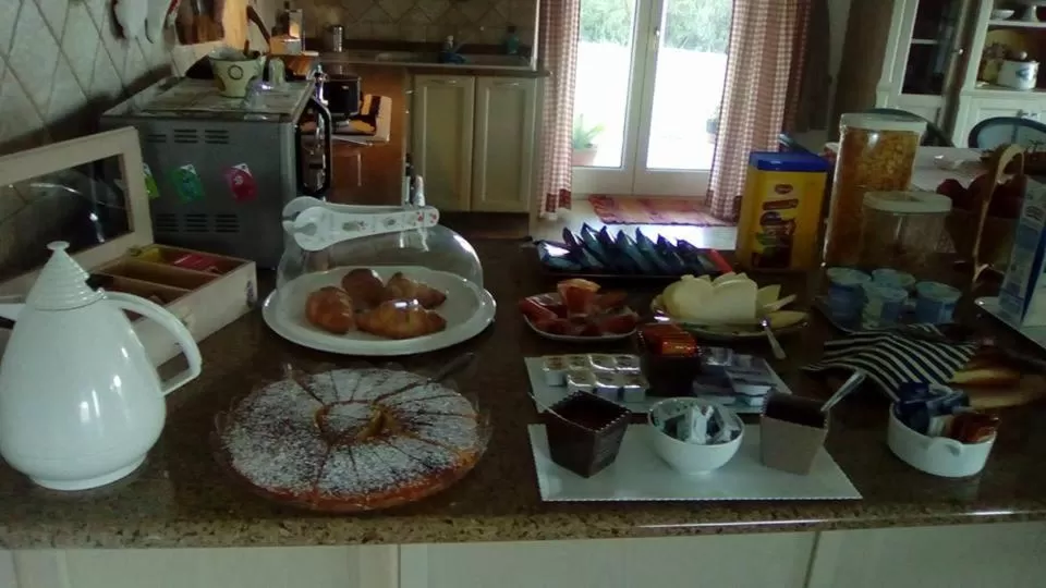 Italian breakfast in Le Rocce