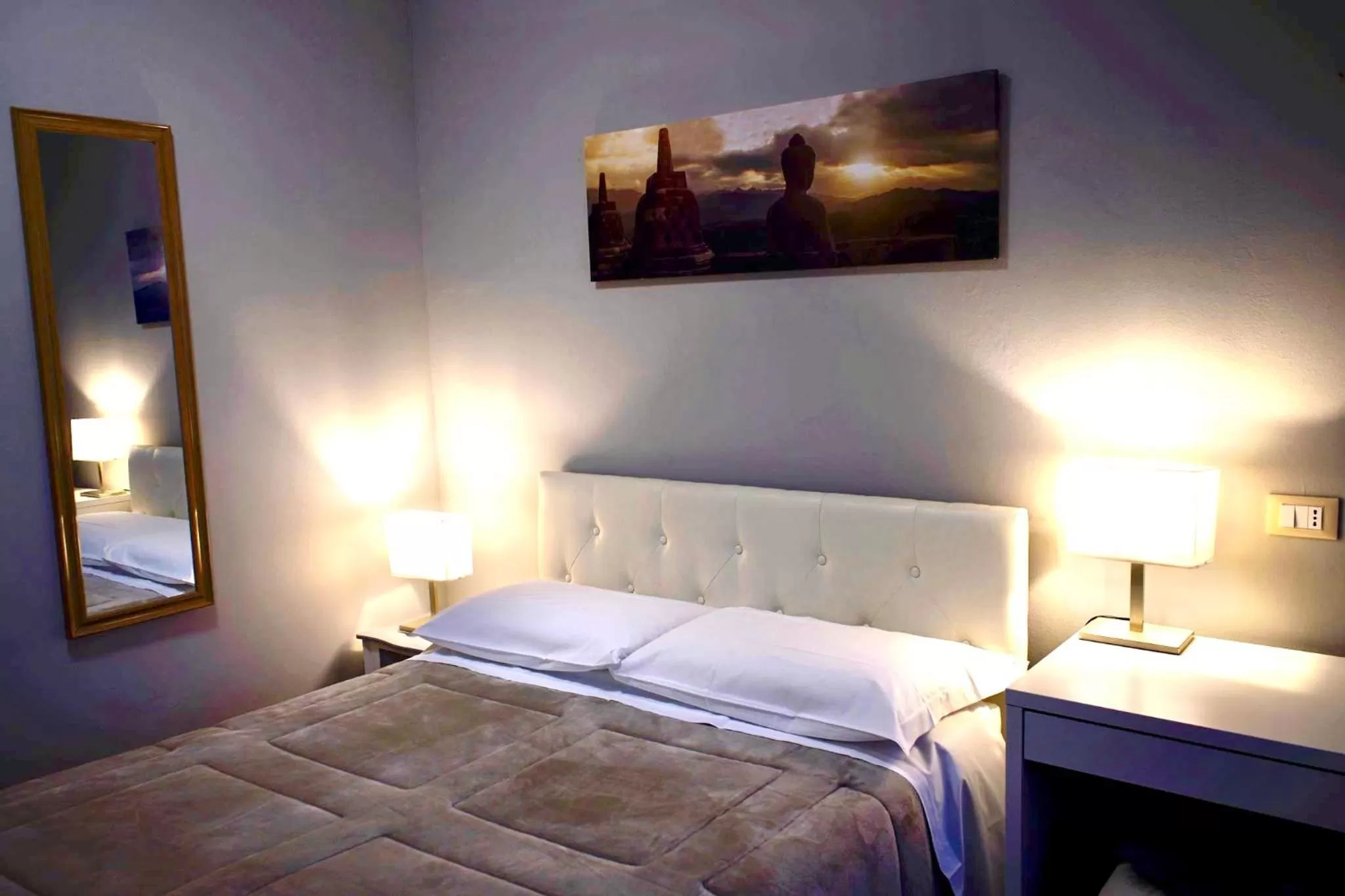 Bed in La Casa Di Campagna Sul Garda