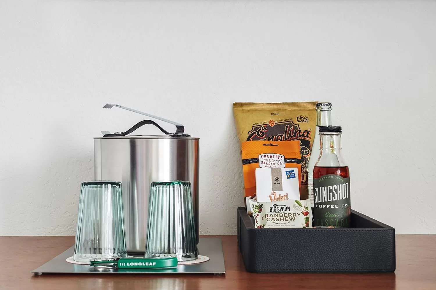 Food and drinks in The Longleaf Hotel