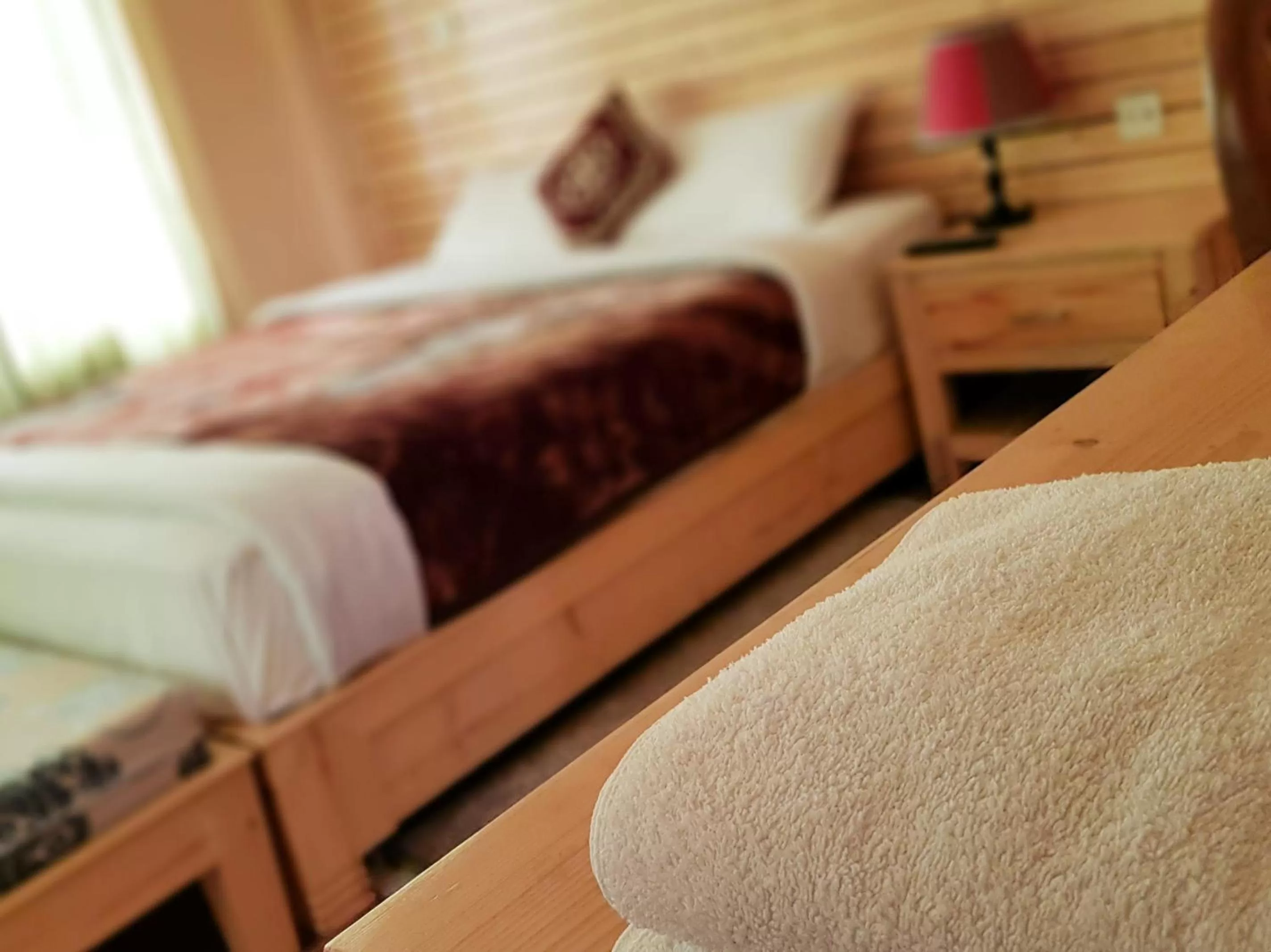 Bed in Hotel Diplomat