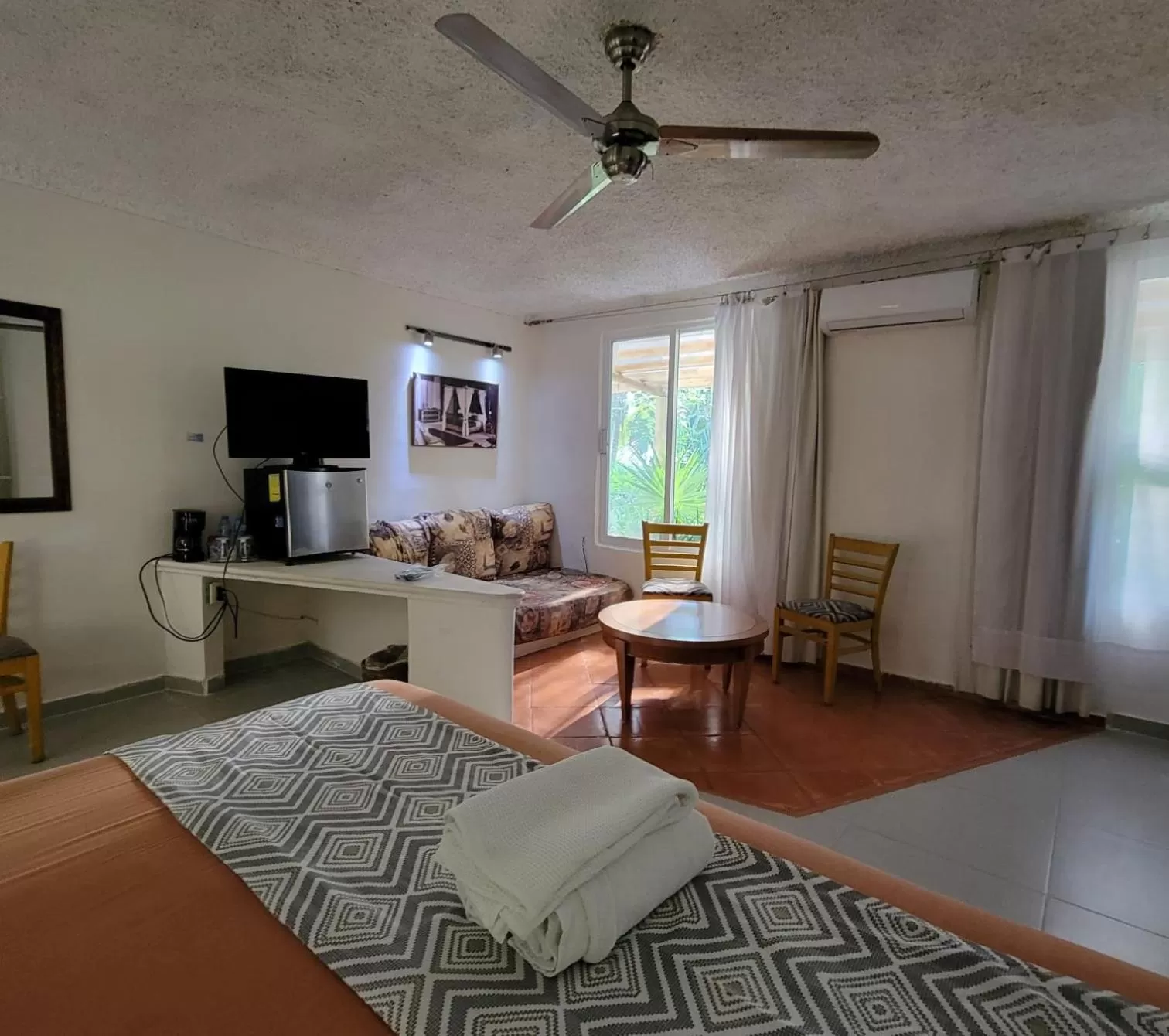 Living room, Bed in Maria's Kan Kin