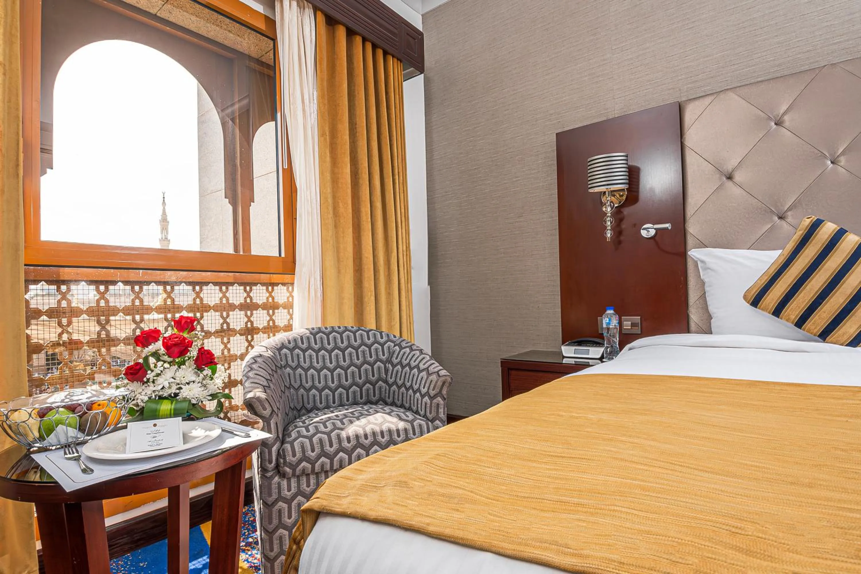 Bed in Dar Al Taqwa Hotel