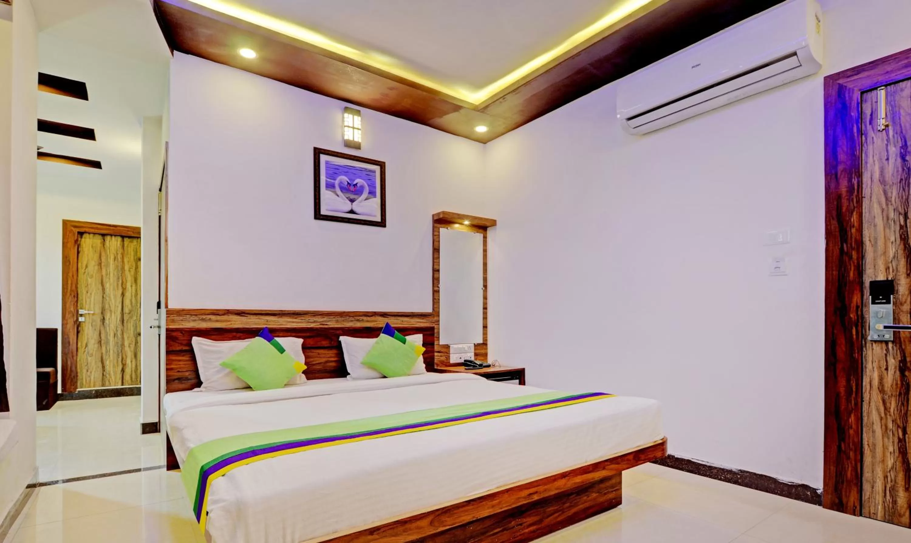 Bed in Treebo Trend Spirit Residency