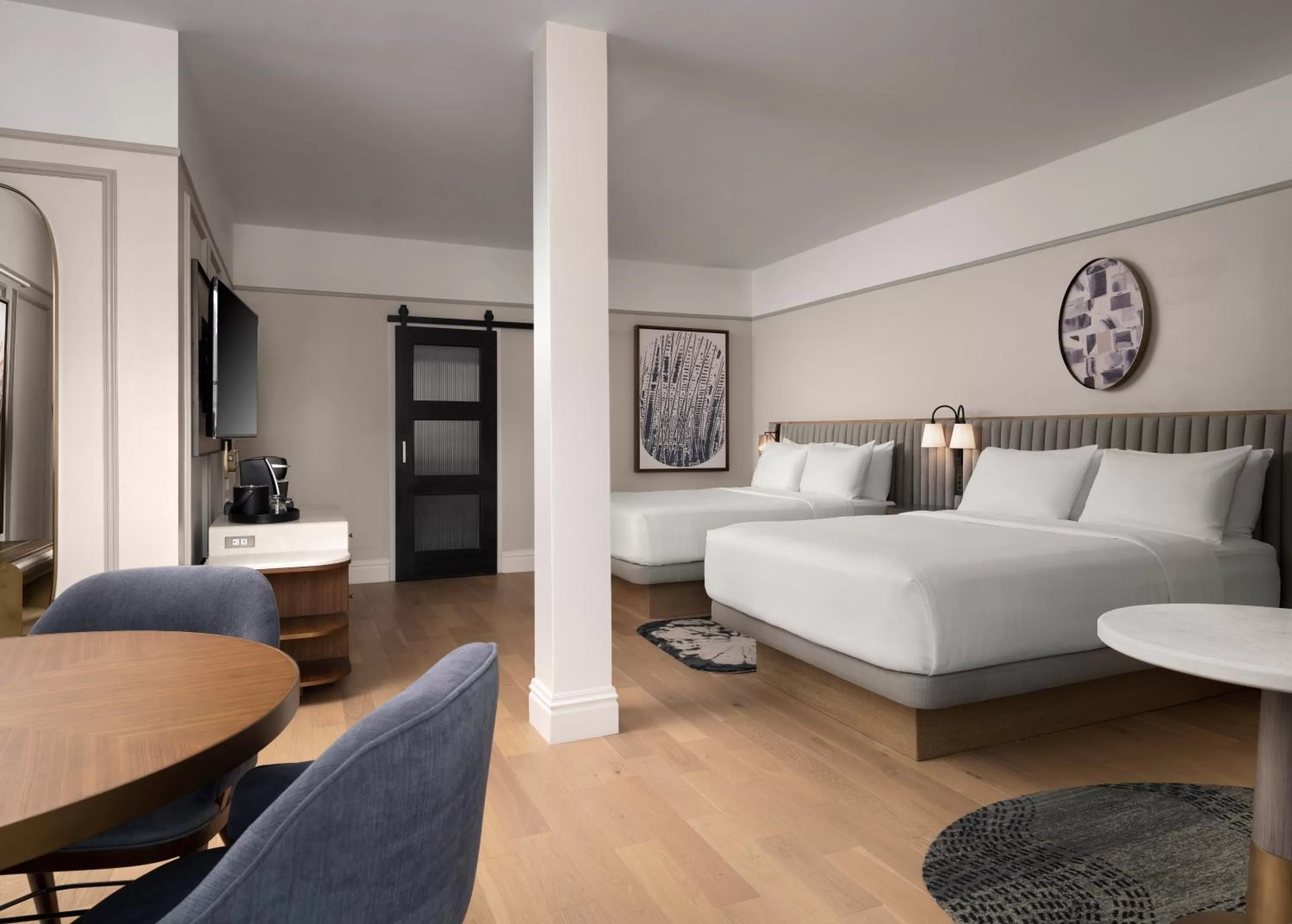 Bedroom, Bed in The Union Station Nashville Yards, Autograph Collection