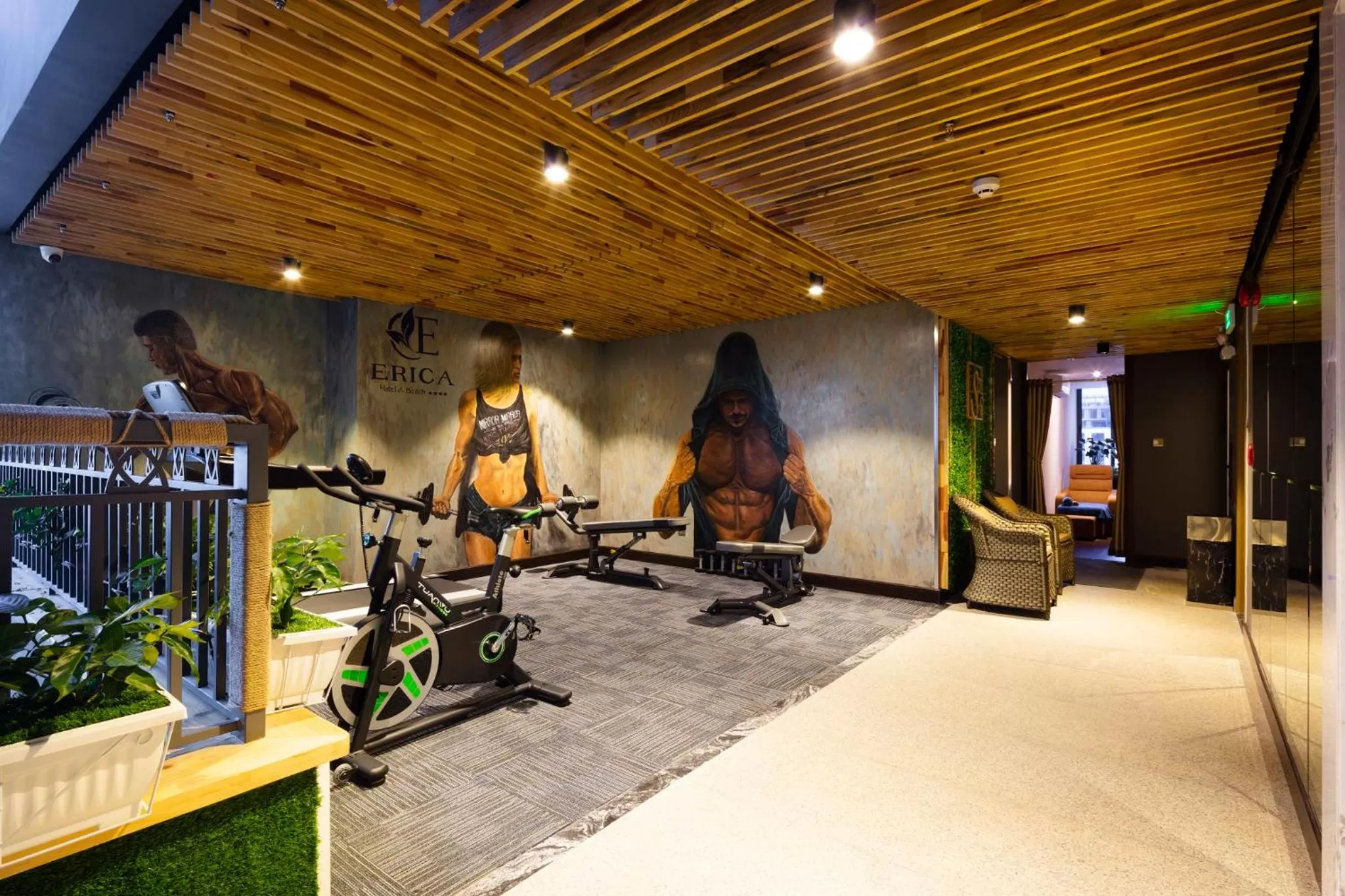 Fitness centre/facilities in Erica Nha Trang Hotel