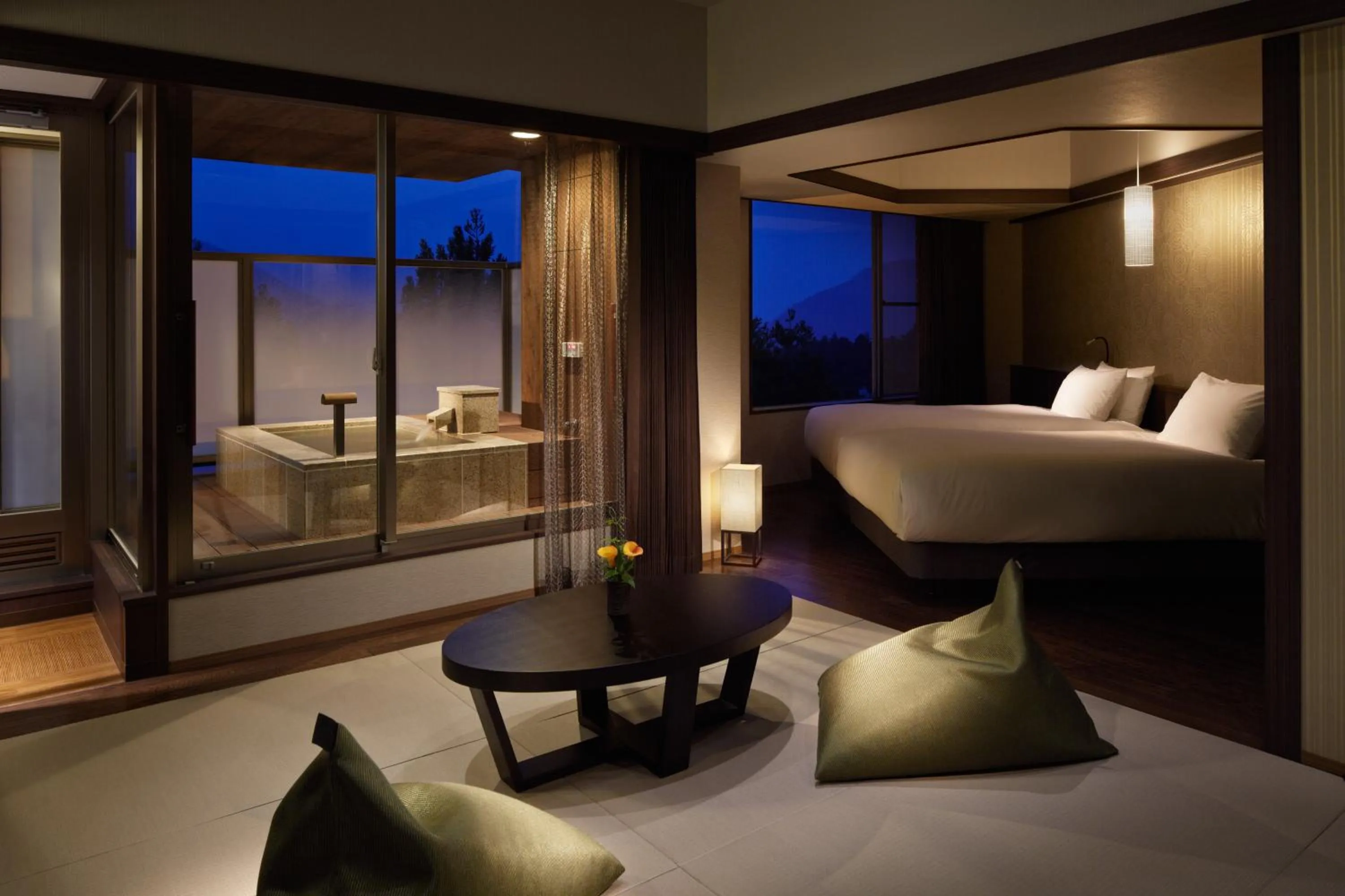 Bed in Laforet Hakone Gora Yunosumika