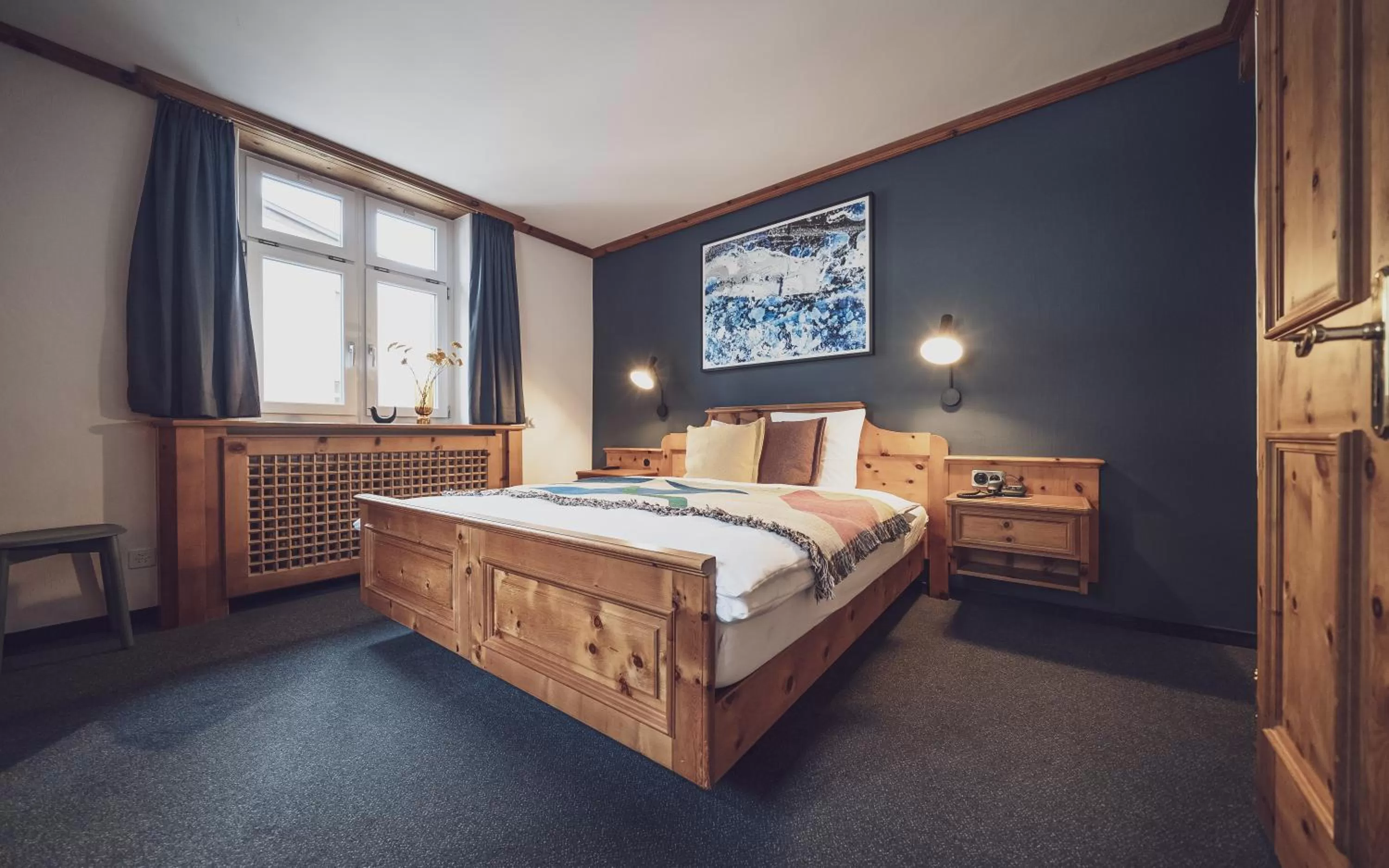 Photo of the whole room, Bed in Hotel Davoserhof by Mountain Hotels