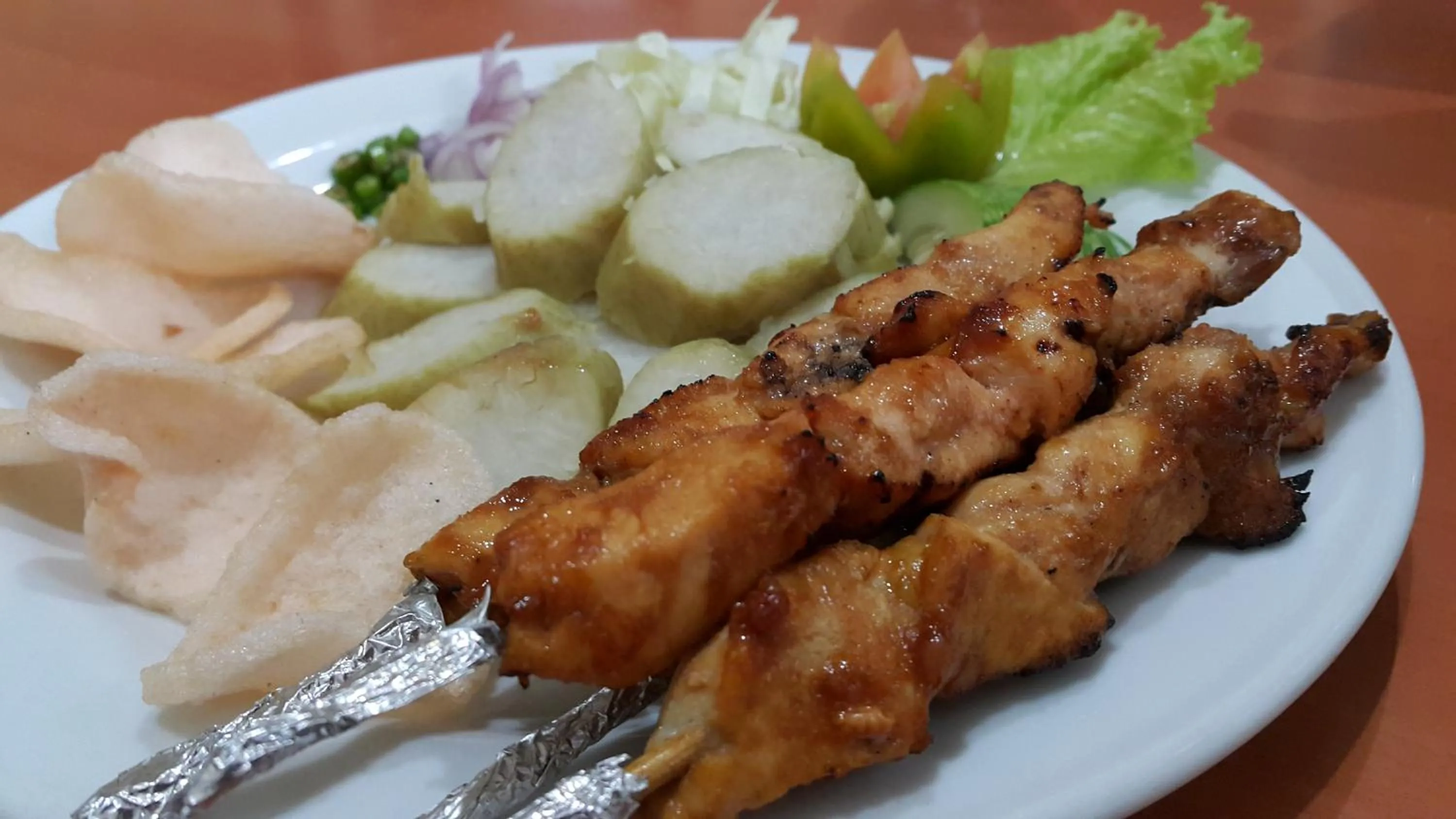 Food close-up in Sarasvati Borobudur