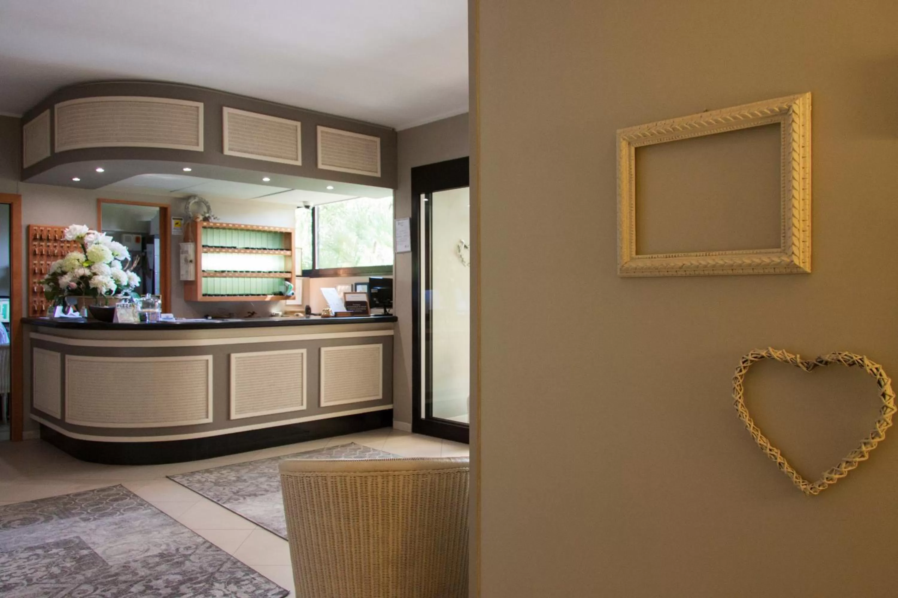 Lobby or reception in Hotel Berta