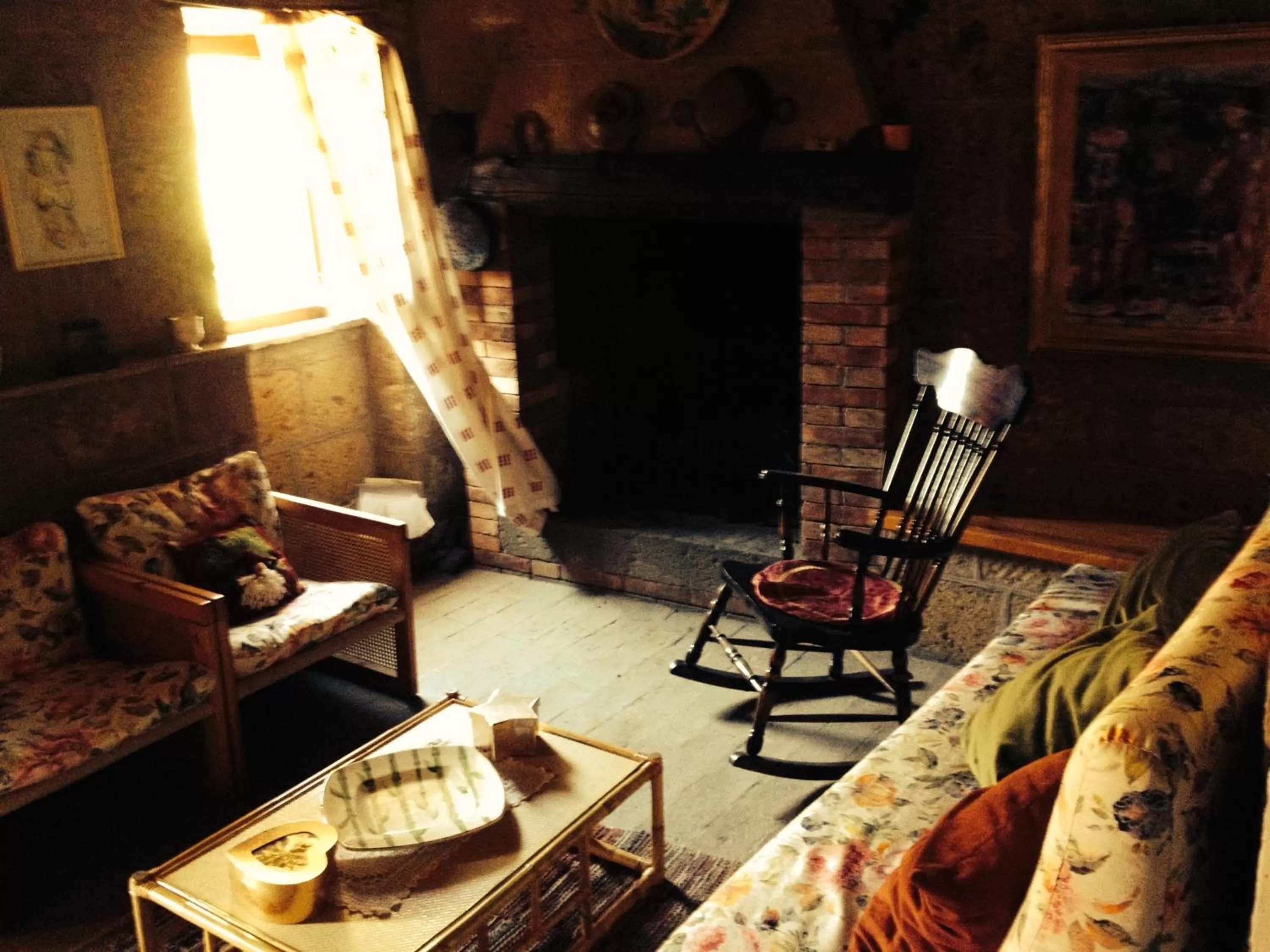 Living room in Civita B&B