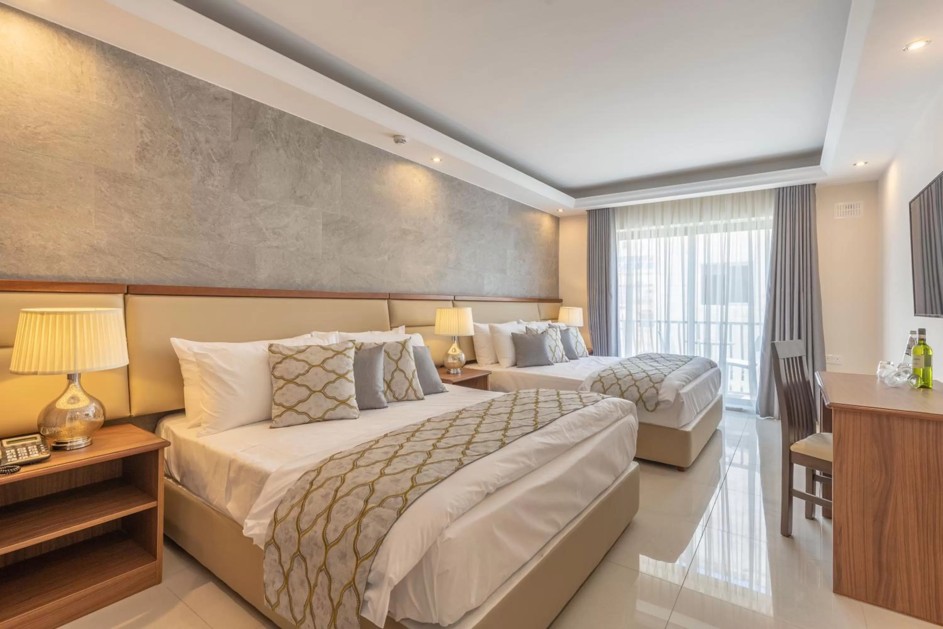 Bed in Dun Gorg Guest House