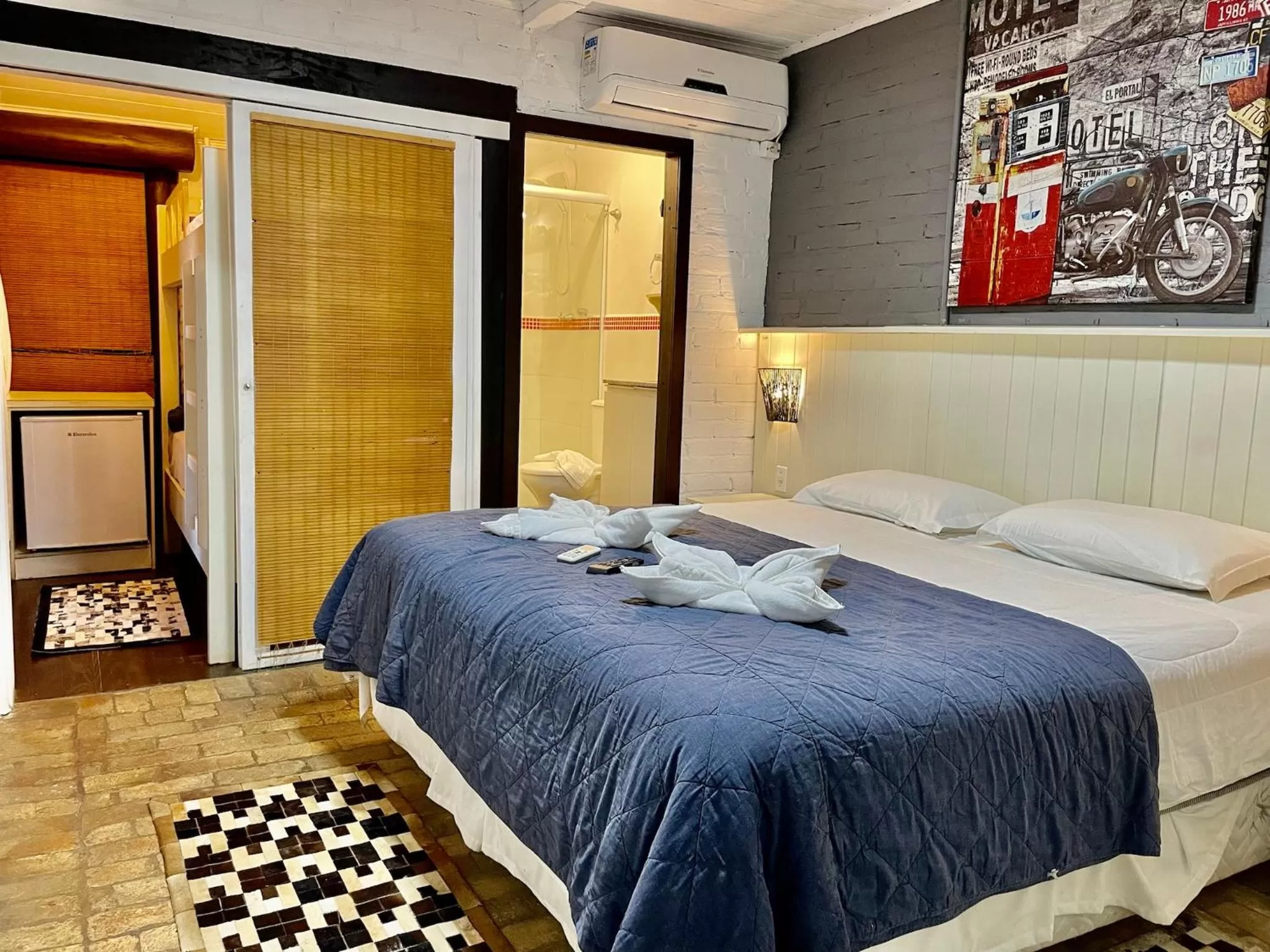 Bed in Pousada Canto da Vigia