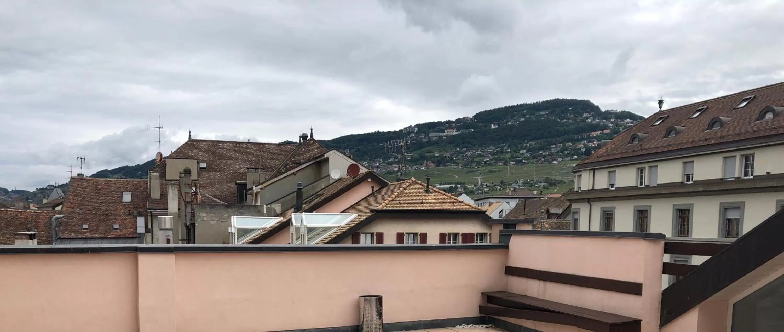 Mountain view in Hostellerie de L'Hôtel de Ville