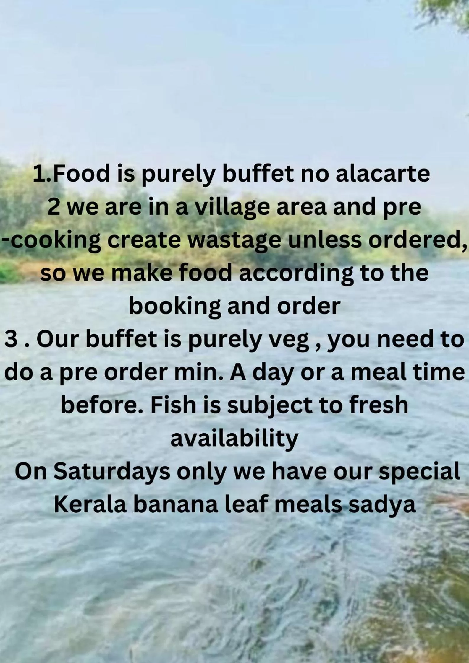 Restaurant/places to eat in Saveda Farm & Cottages