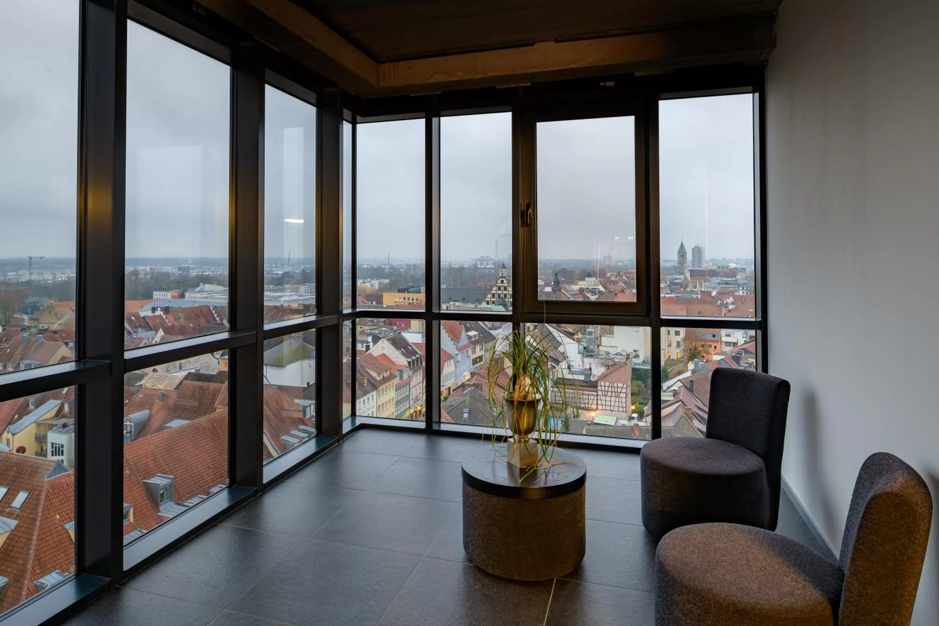 City view in Panorama Hotel Schweinfurt