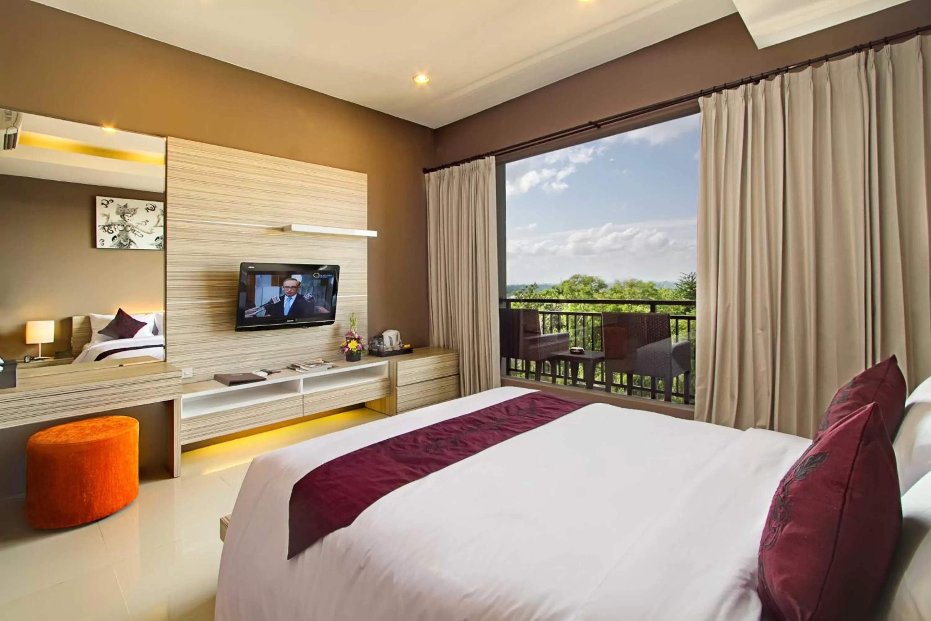 Bed in ABISHA Resort Jimbaran