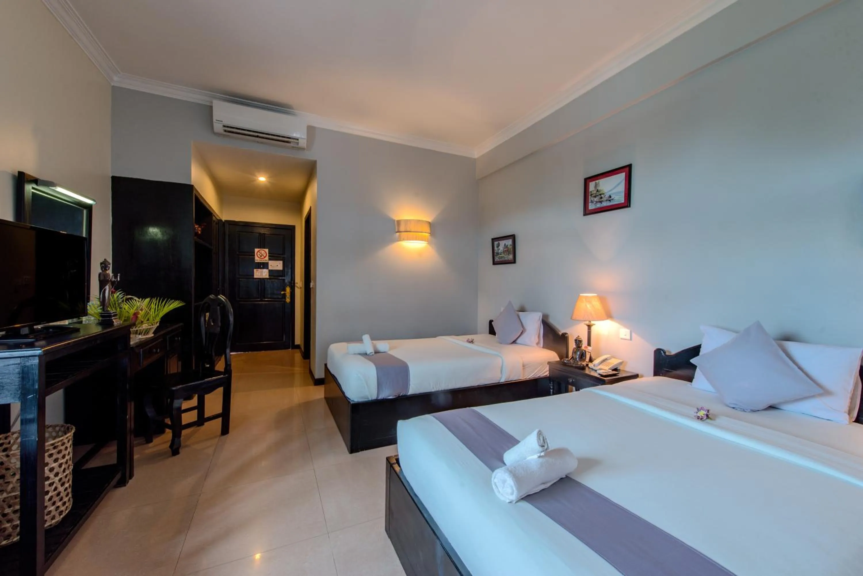 Photo of the whole room, Bed in Angkor Panoramic Boutique Hotel