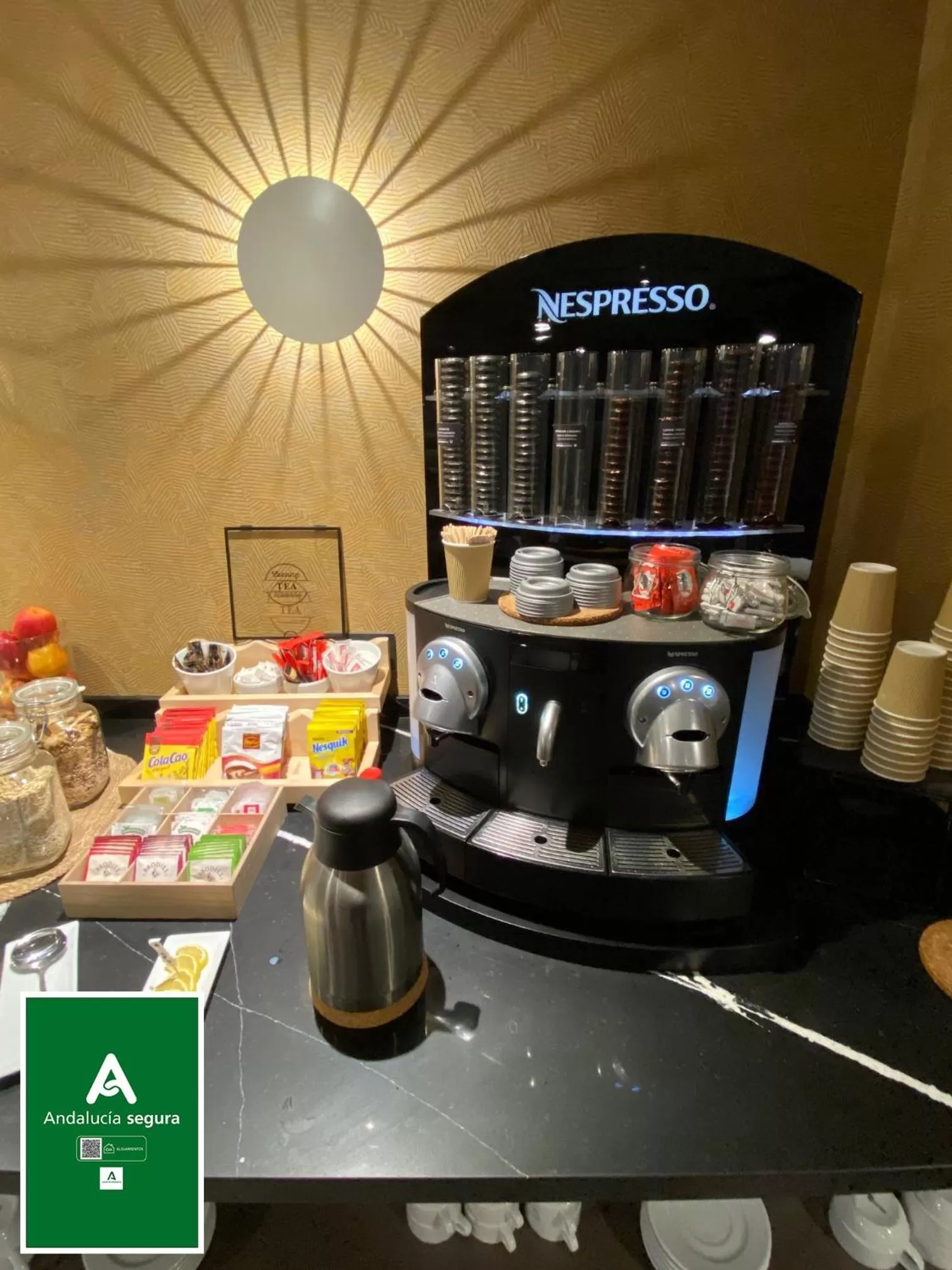 Restaurant/places to eat in Hotel América Sevilla