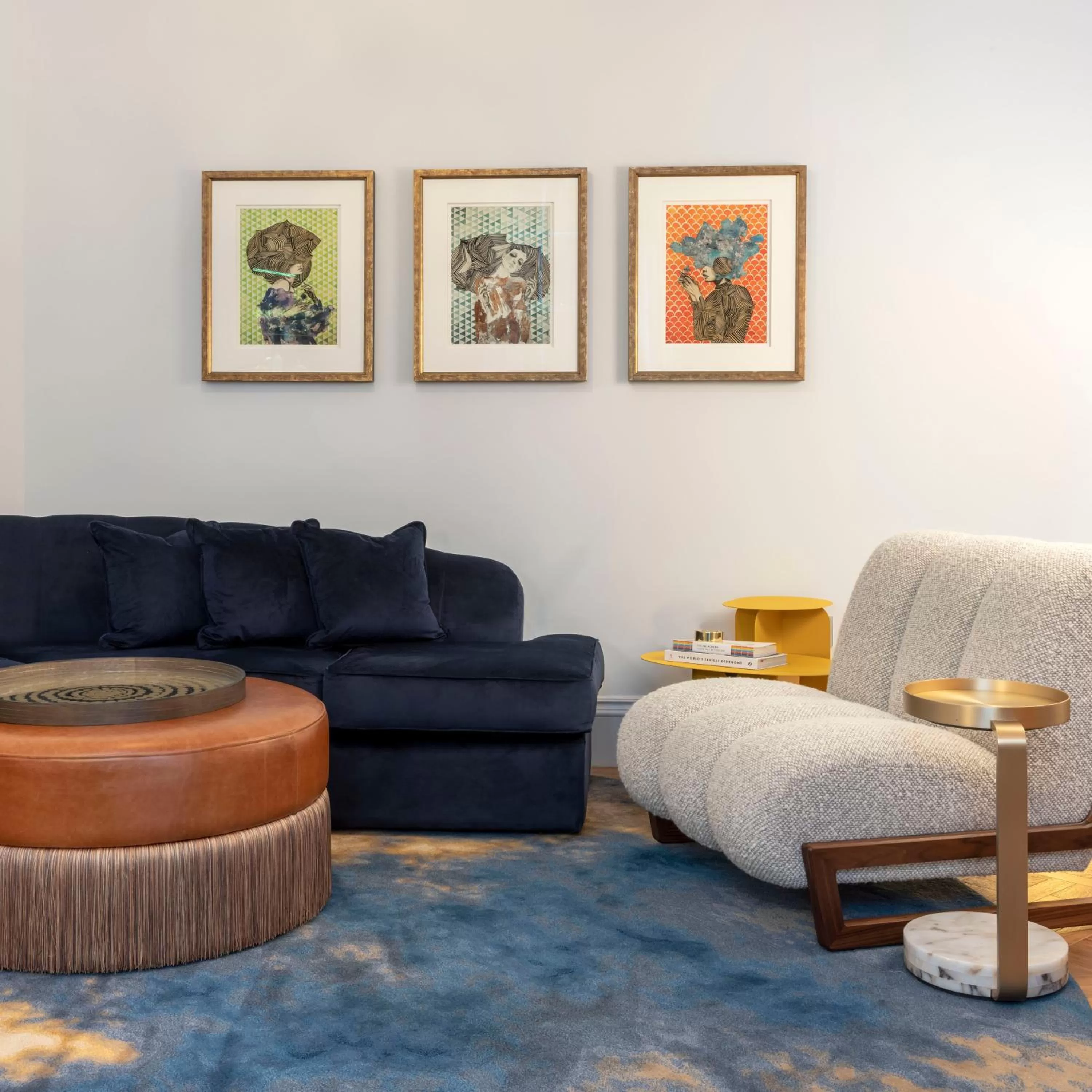 Living room in Virgin Hotels Edinburgh