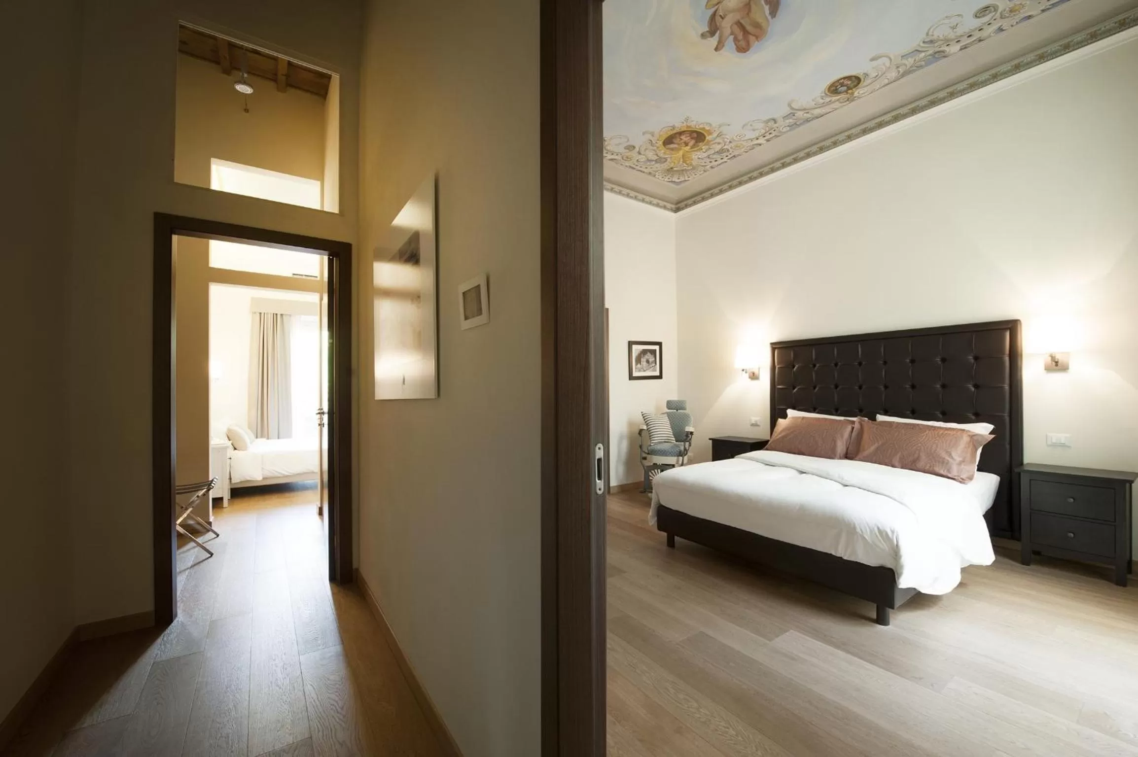 Bed in Florence Art Apartments