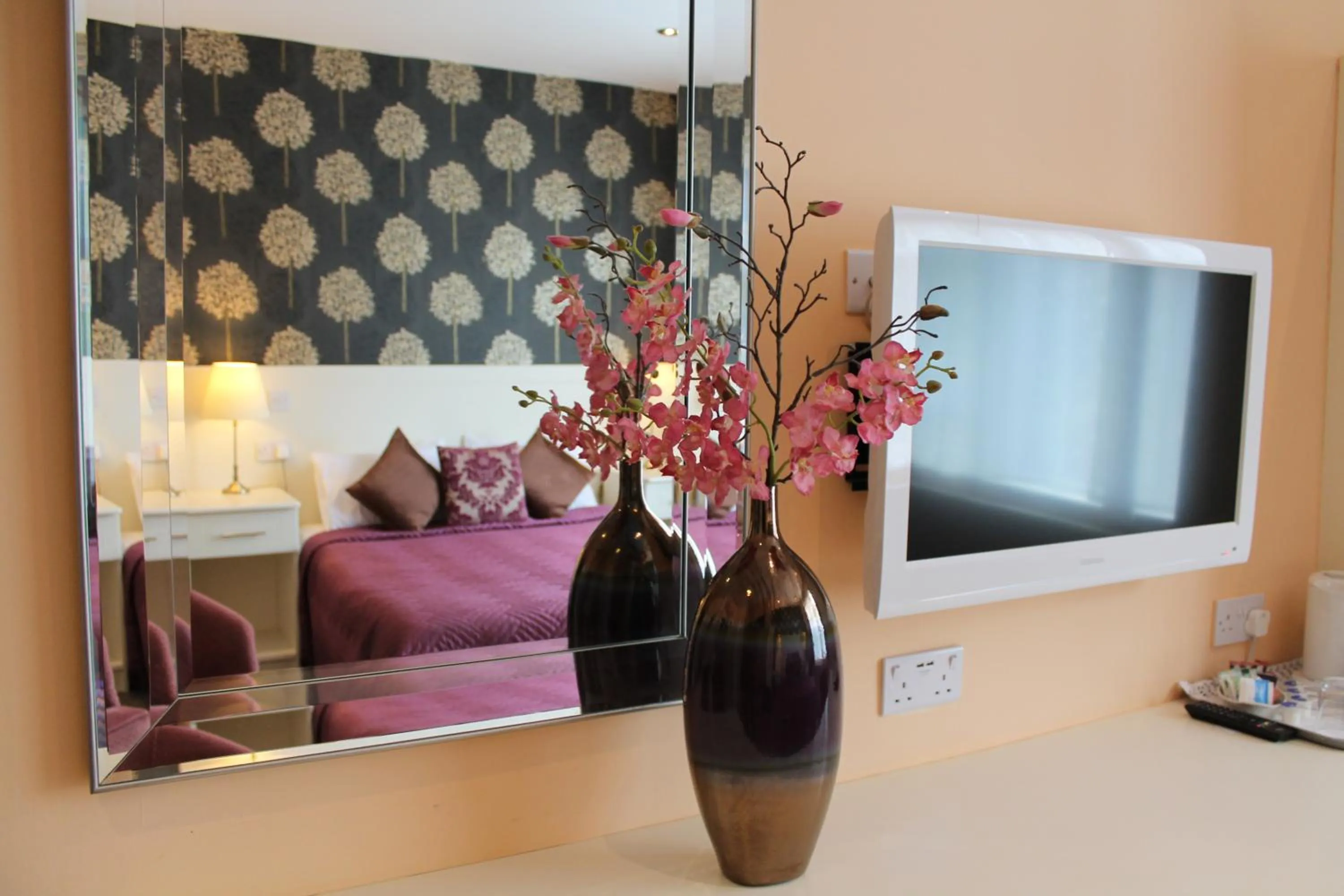 Decorative detail, Bed in The Abbey House Hotel