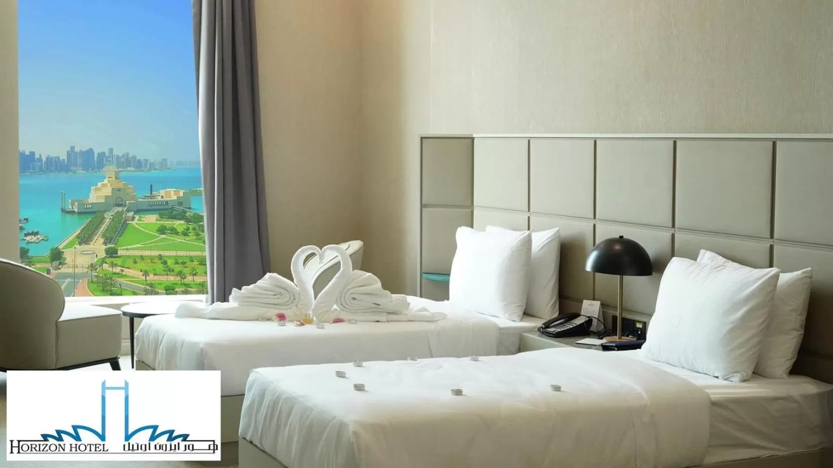 Bed in Horizon Manor Hotel