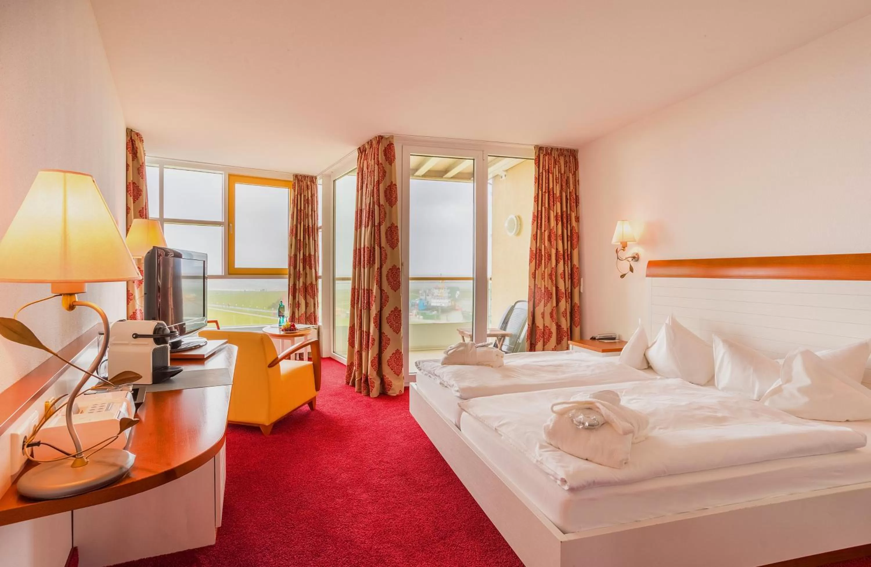 Photo of the whole room, Bed in Hotel Fährhaus