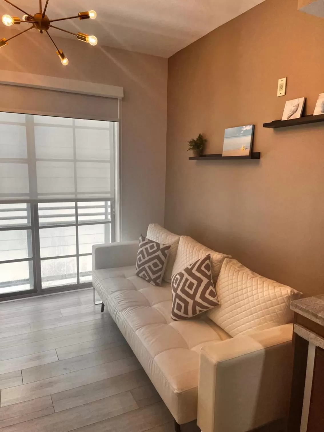 Living room, Seating Area in Suites at The Strand on Ocean Drive